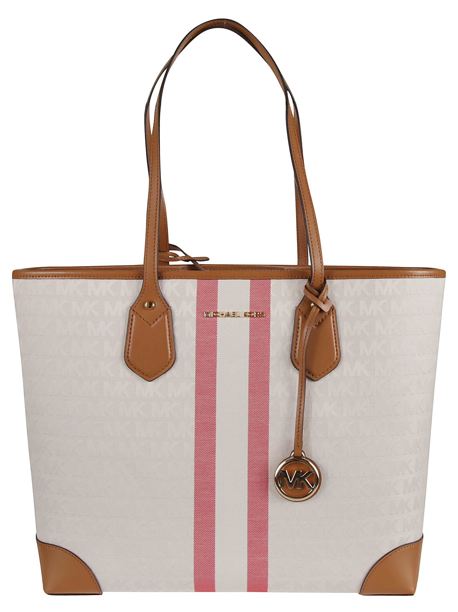 michael kors eva nylon top zip tote