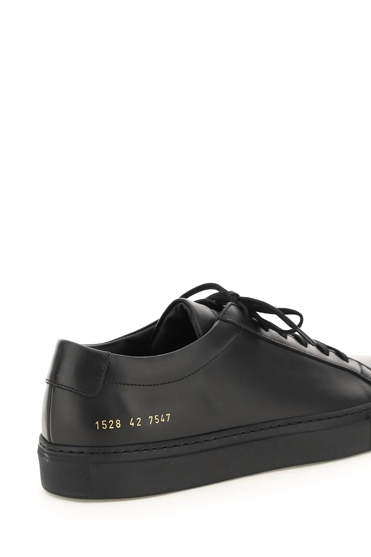 Shop Common Projects Original Achilles Low Sneakers In Black (black)