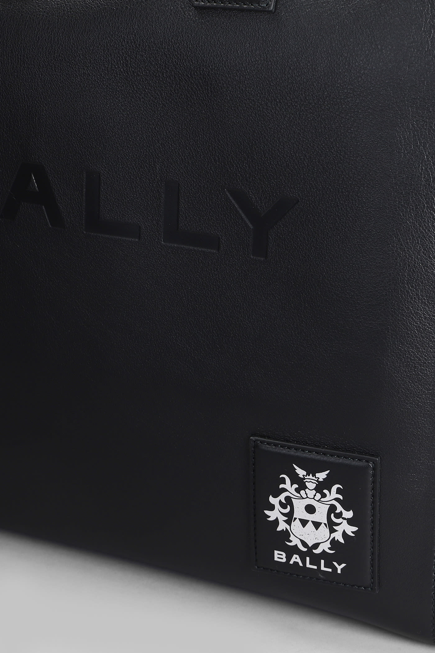 Shop Bally Akelei Tote Tote In Black Leather