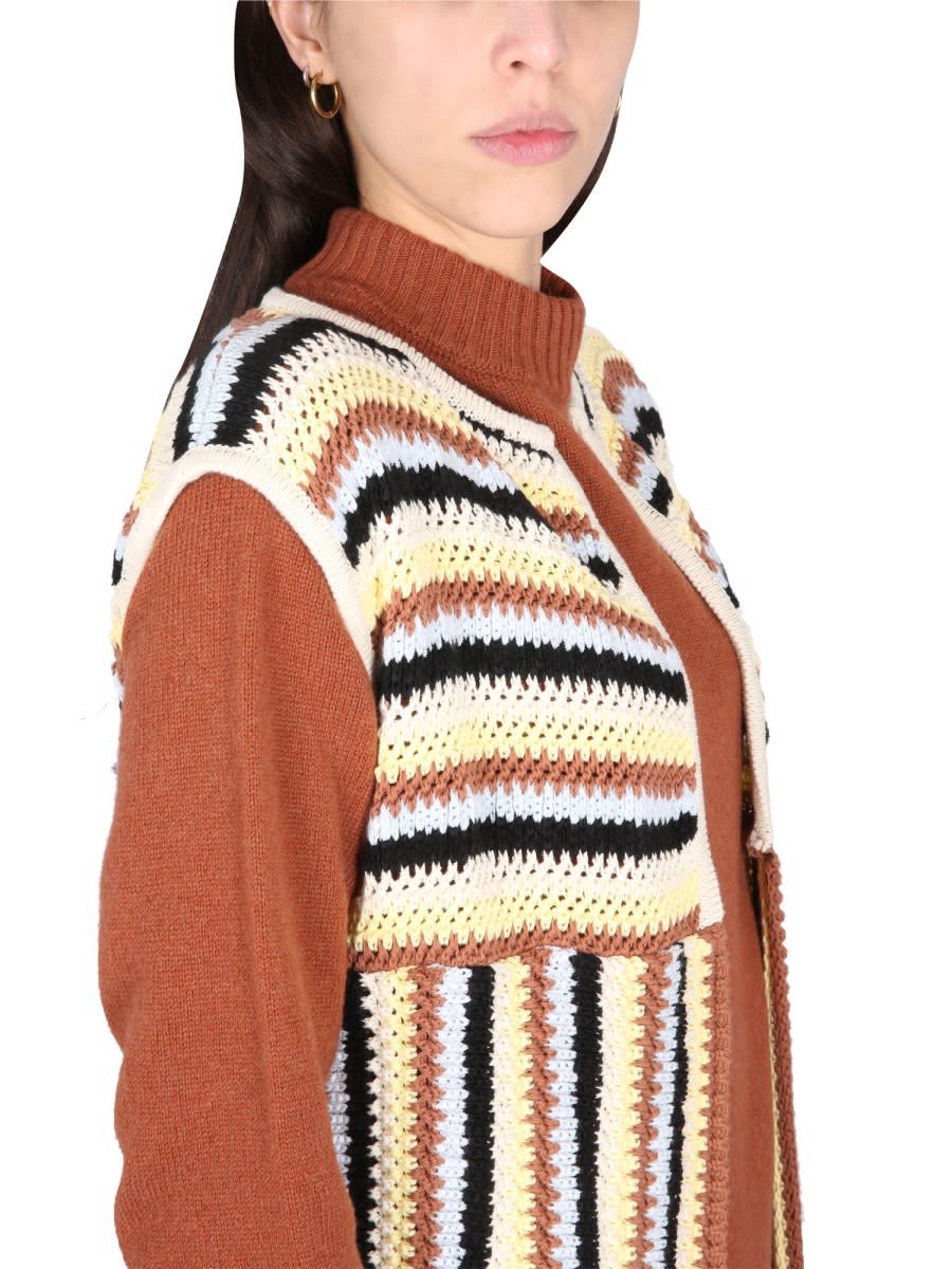 Alysi Long Vest In Multicolour
