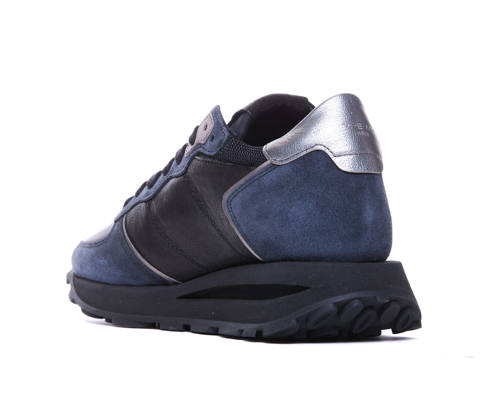 Shop Philippe Model Tropez Haute Sneakers In Blue