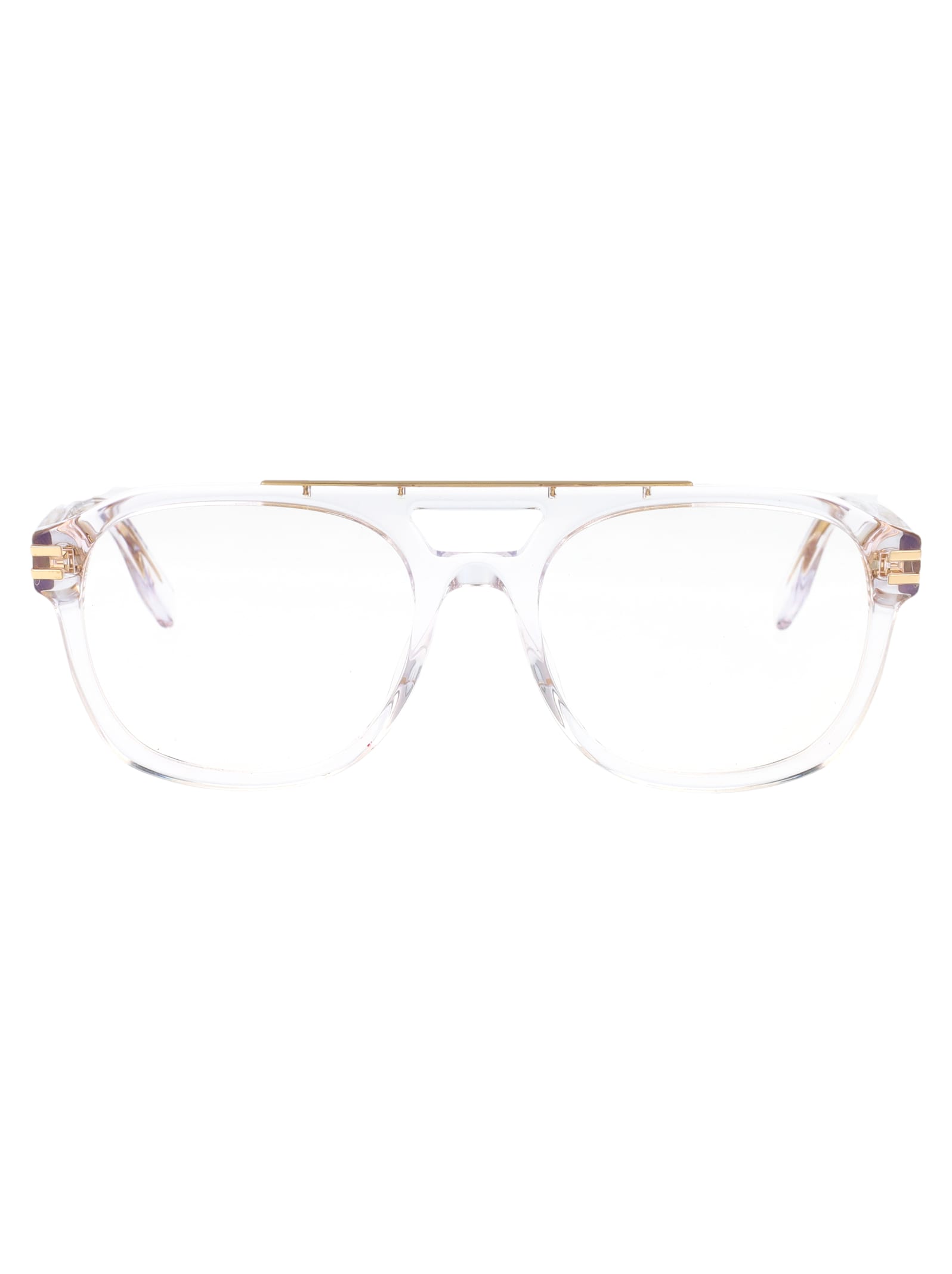 Marc Jacobs Crystal Acetate Glasses In Metallic
