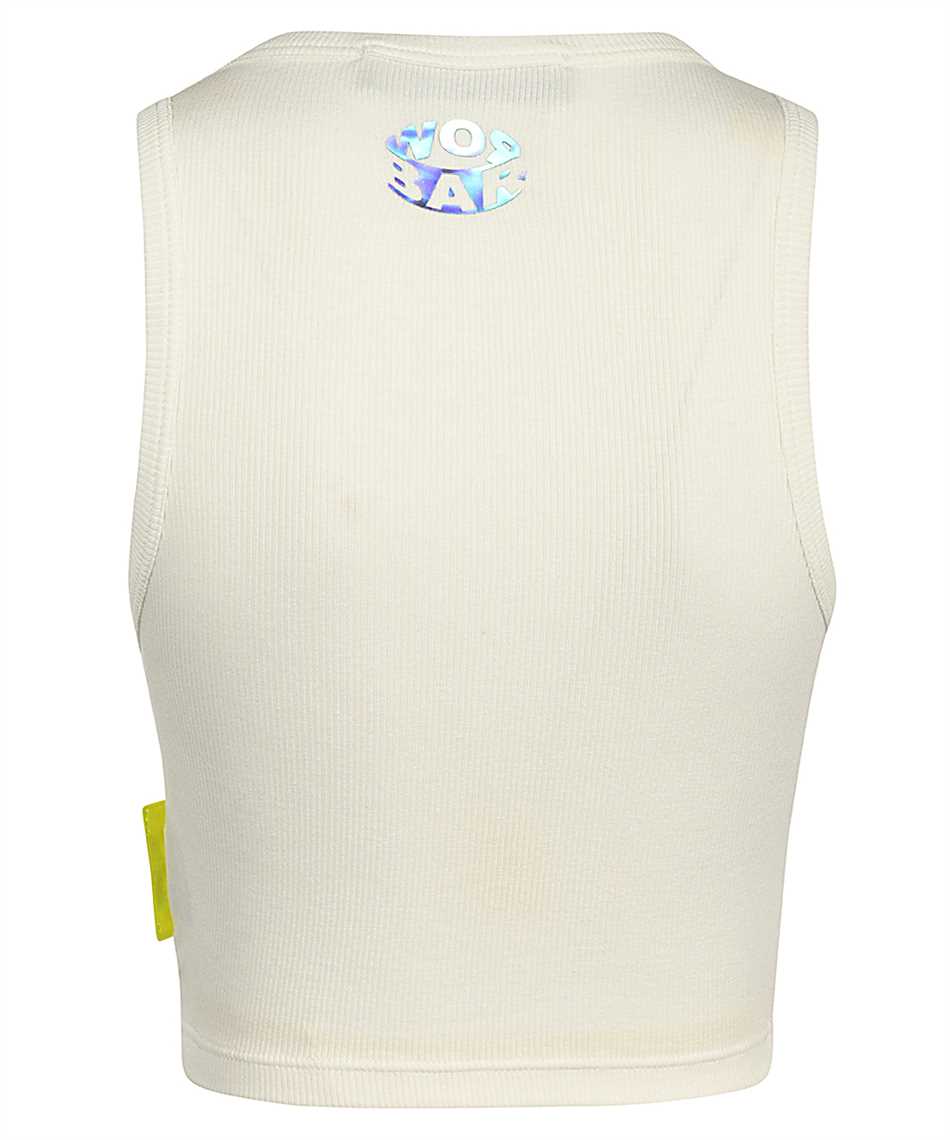 Barrow Logo-print Cropped Top In White