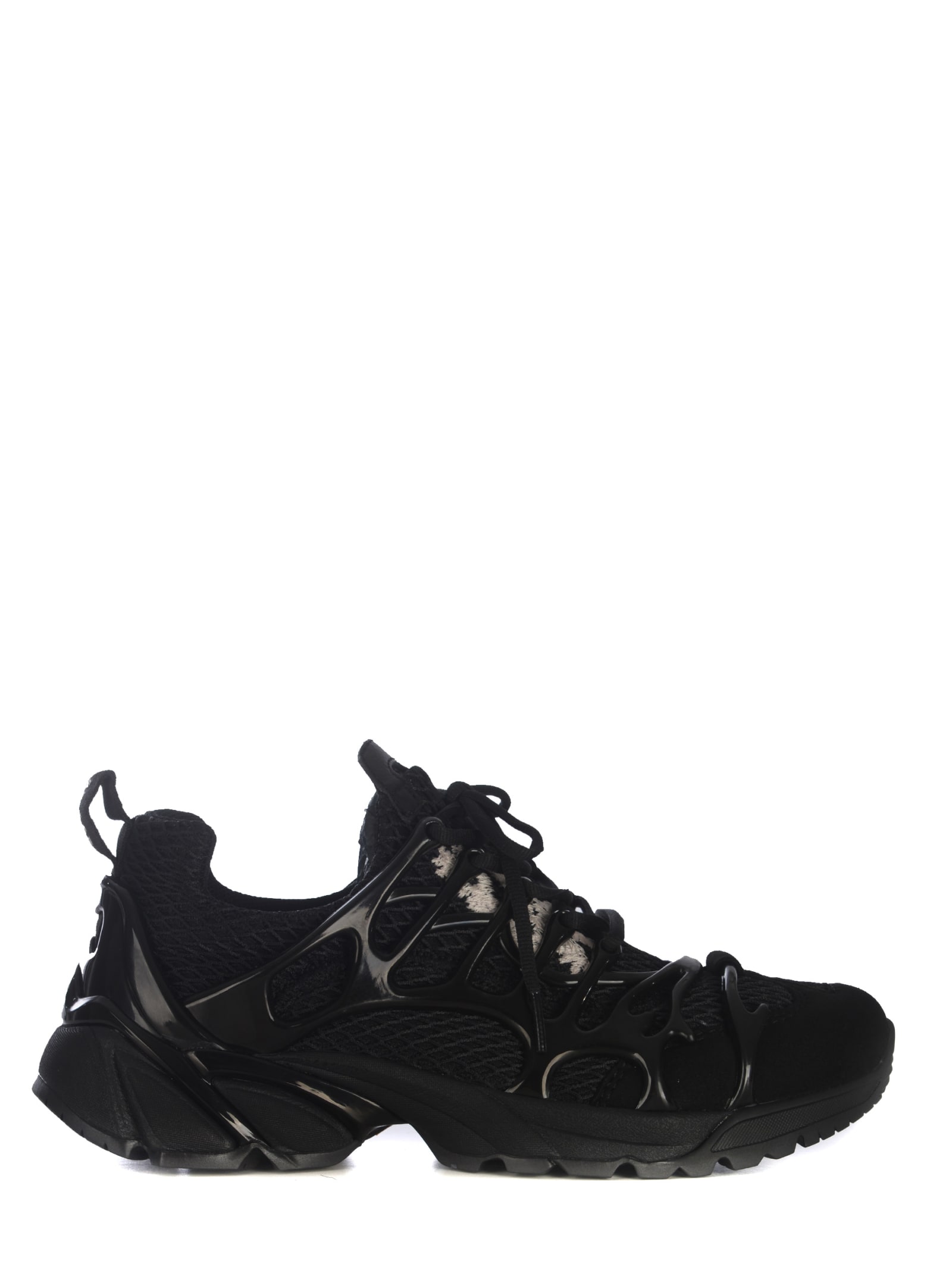 Shop 44 Label Group Sneakers 44laber Group Symbiont In Nylon In Nero