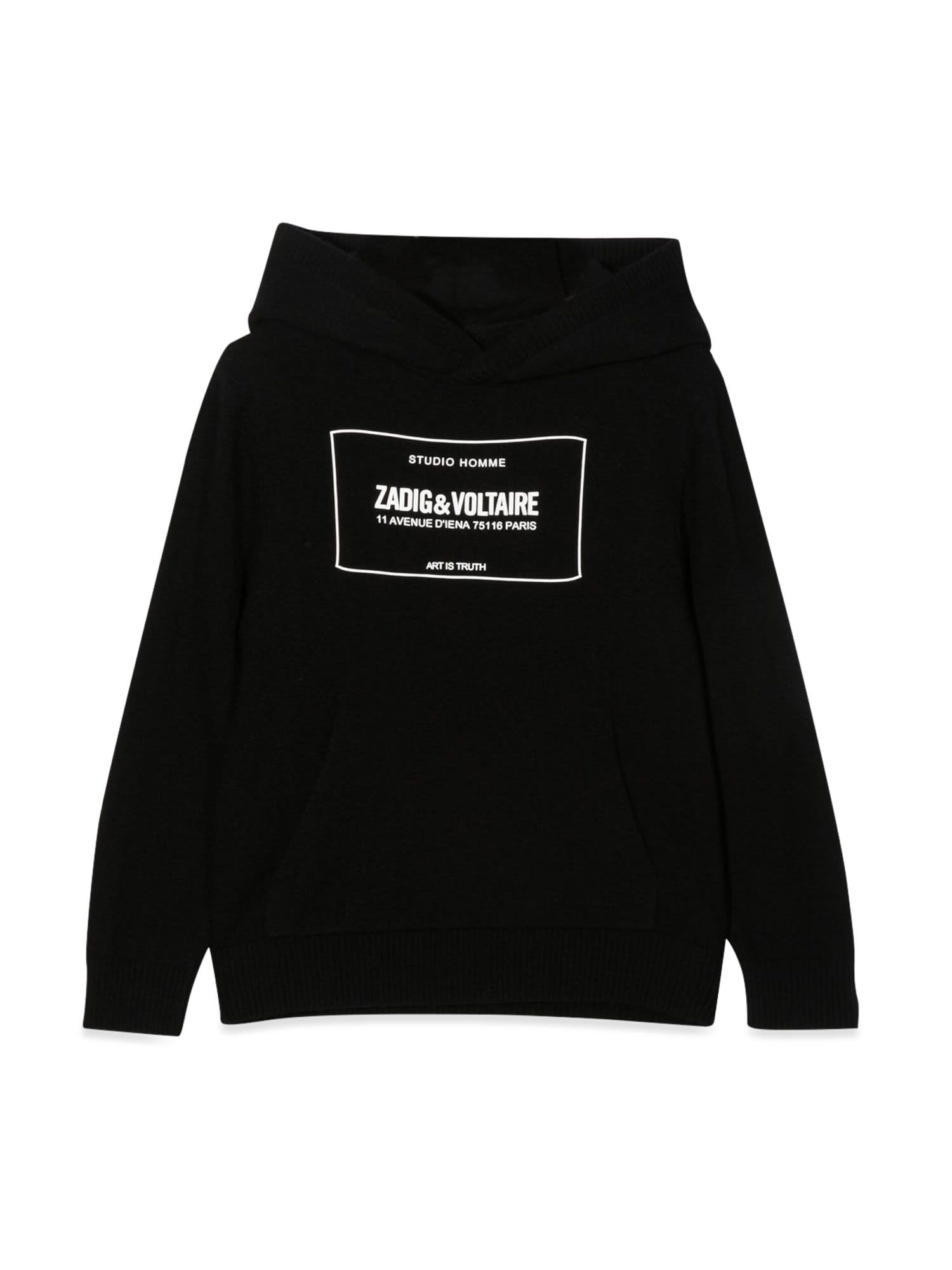 ZADIG &AMP; VOLTAIRE HOODED PULLOVER