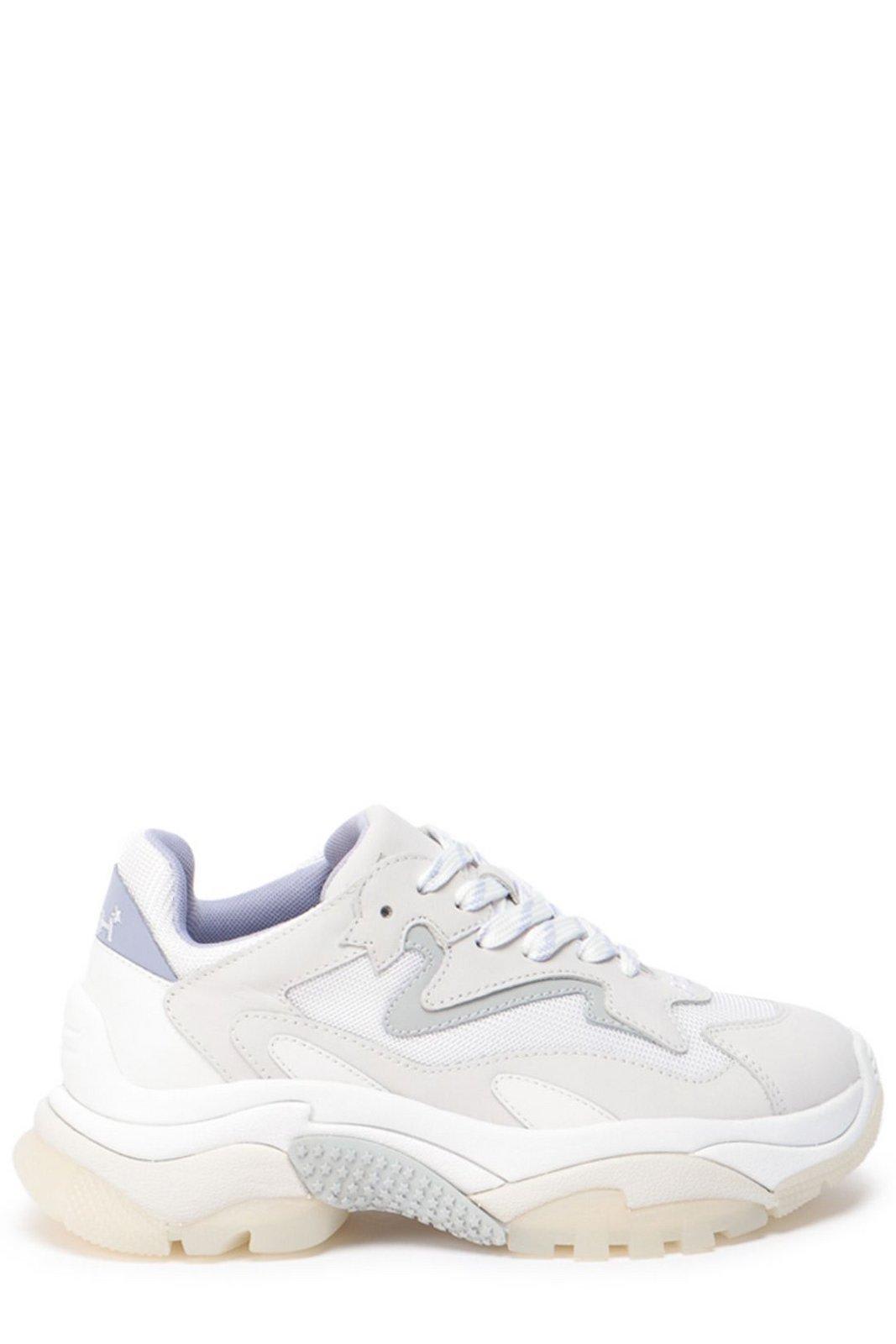 Shop Ash Addict Chunky Lace-up Sneakers In White