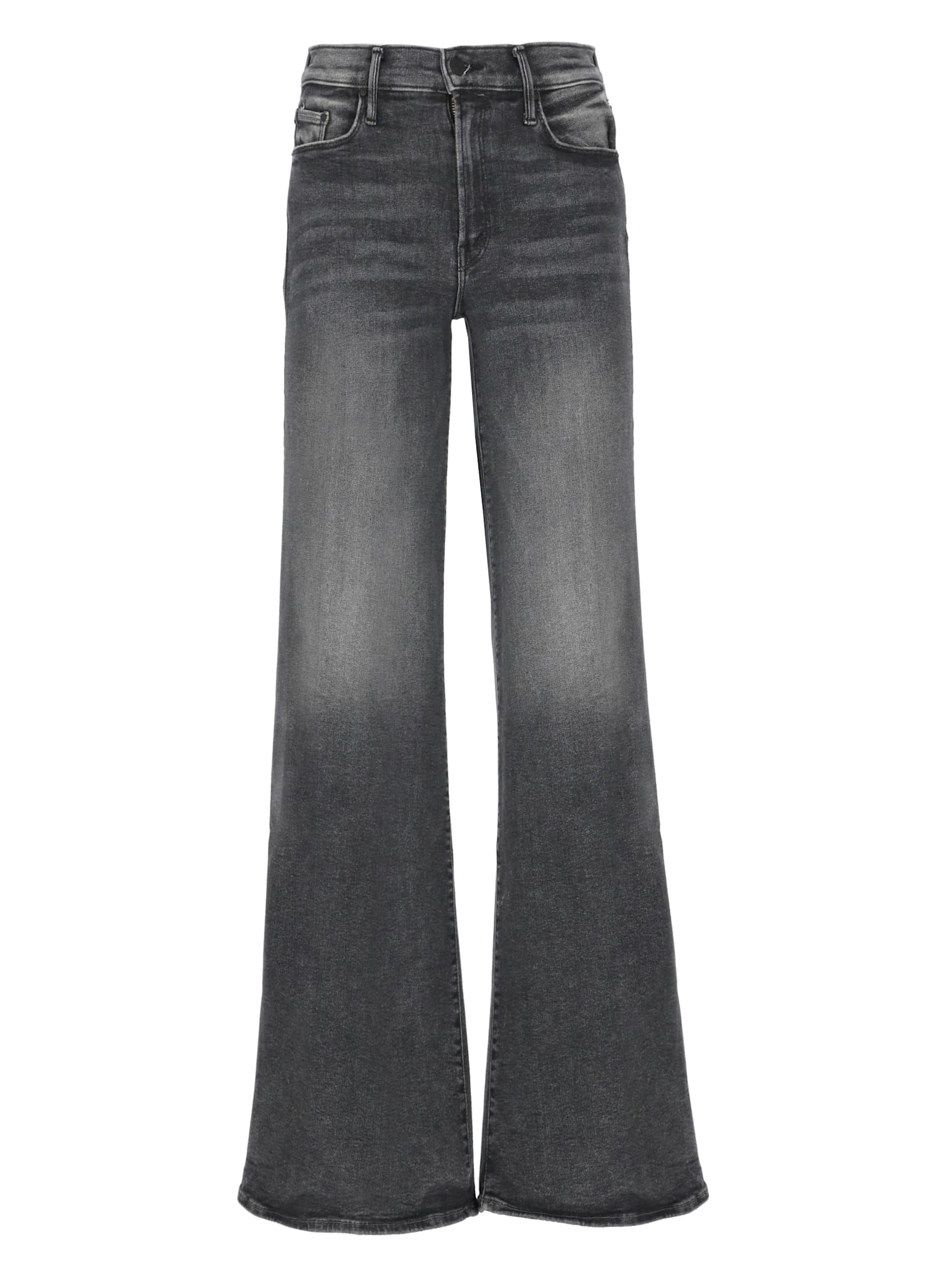 Shop Mother The Twister Heel Jeans In Grey