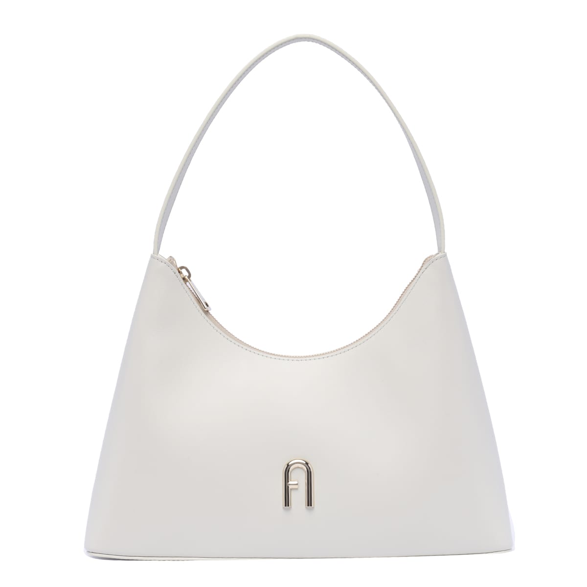 Shop Furla Small  Diamante Bag In White
