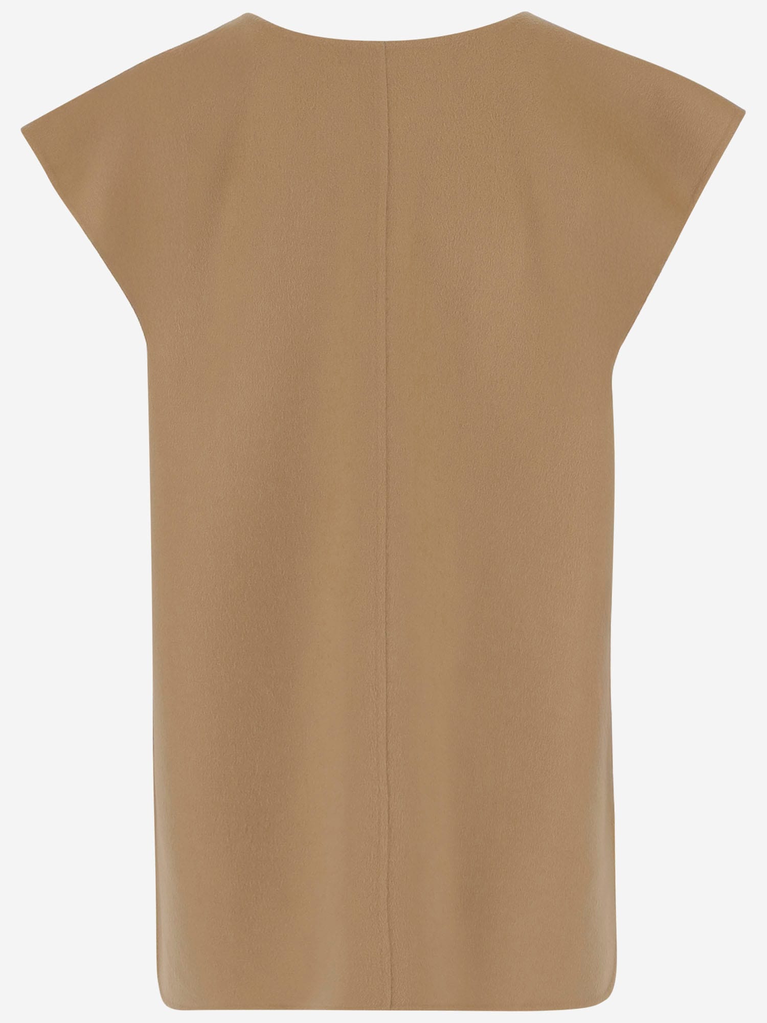 By Malene Birger Cilia Wool Vest In Brown