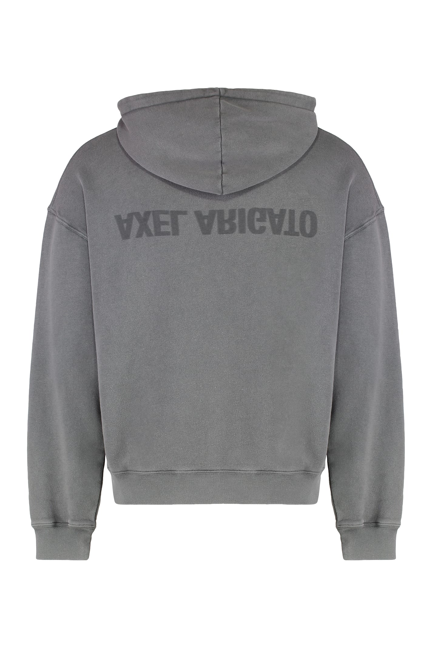 Axel Arigato Cotton Hoodie In Gray