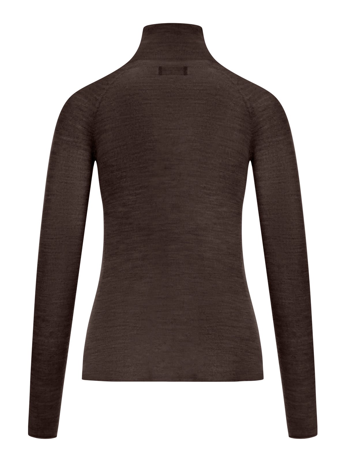 Shop Roberto Collina Turtleneck Knit Sweater In Moro