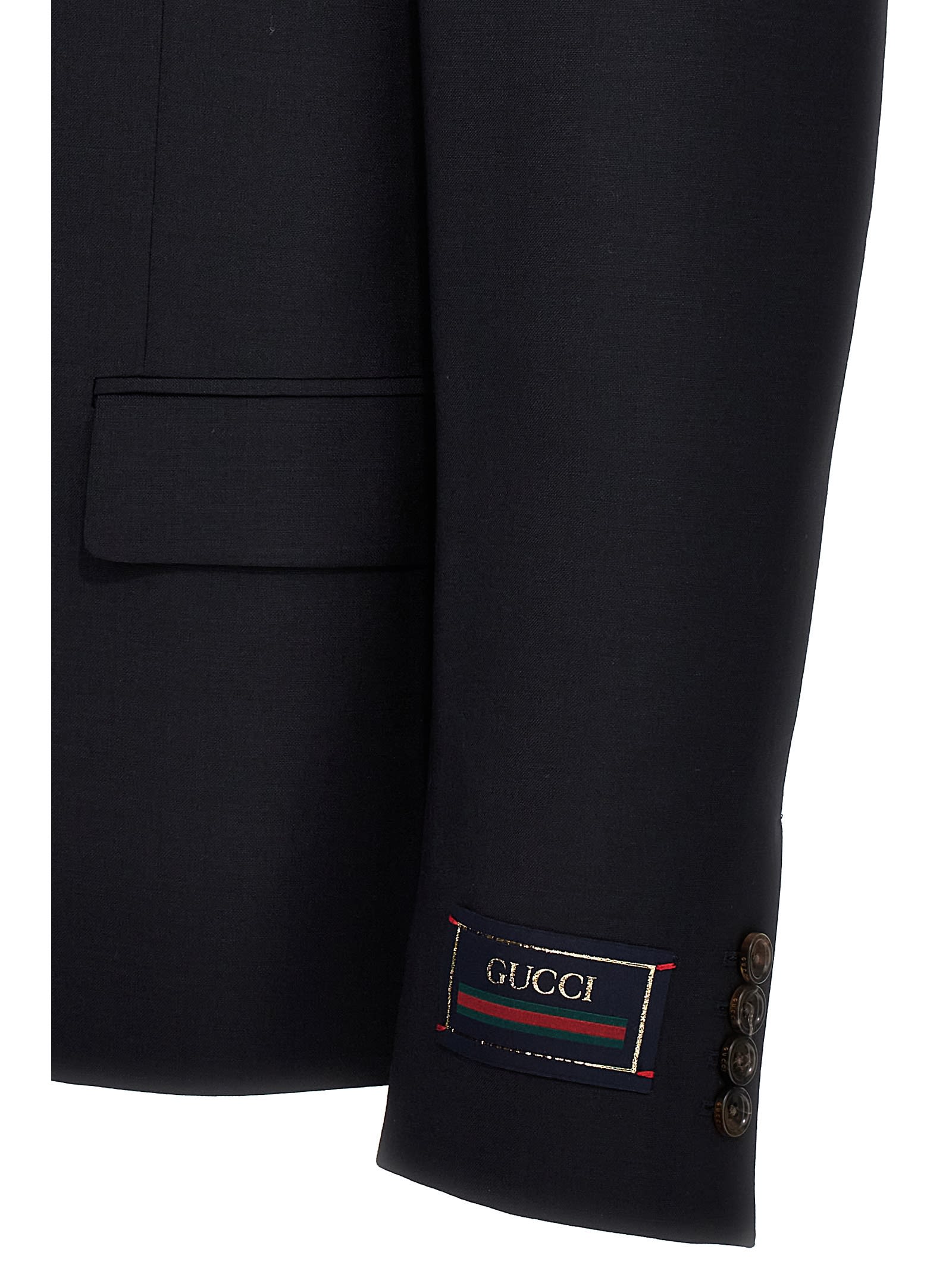 Shop Gucci Elegant Mohair Set In Indigo