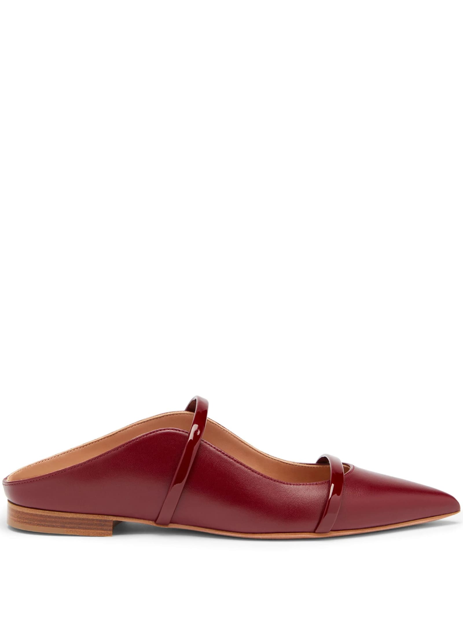 Shop Malone Souliers Maureen Bassa Nappa In Rosewood