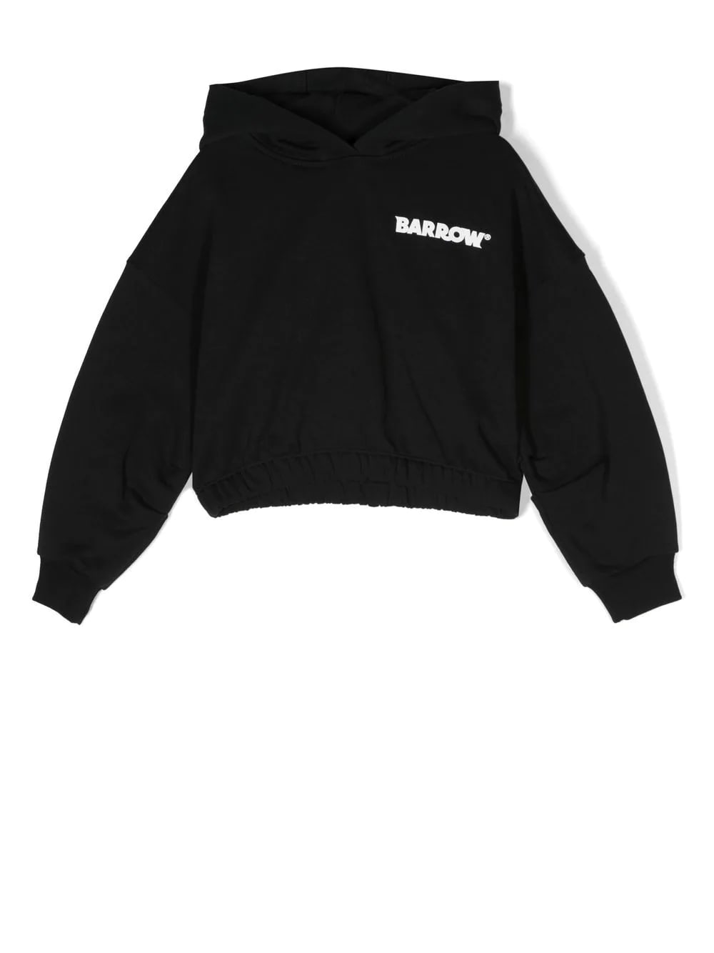 BARROW COTTON CROPPED HOODIE