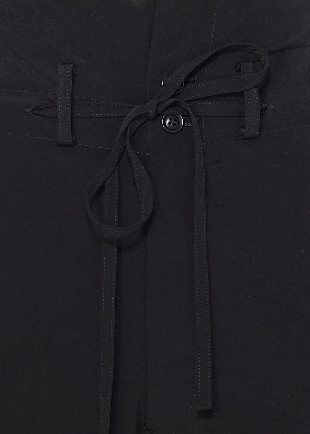 Y's Pants With Drawstrings In Black