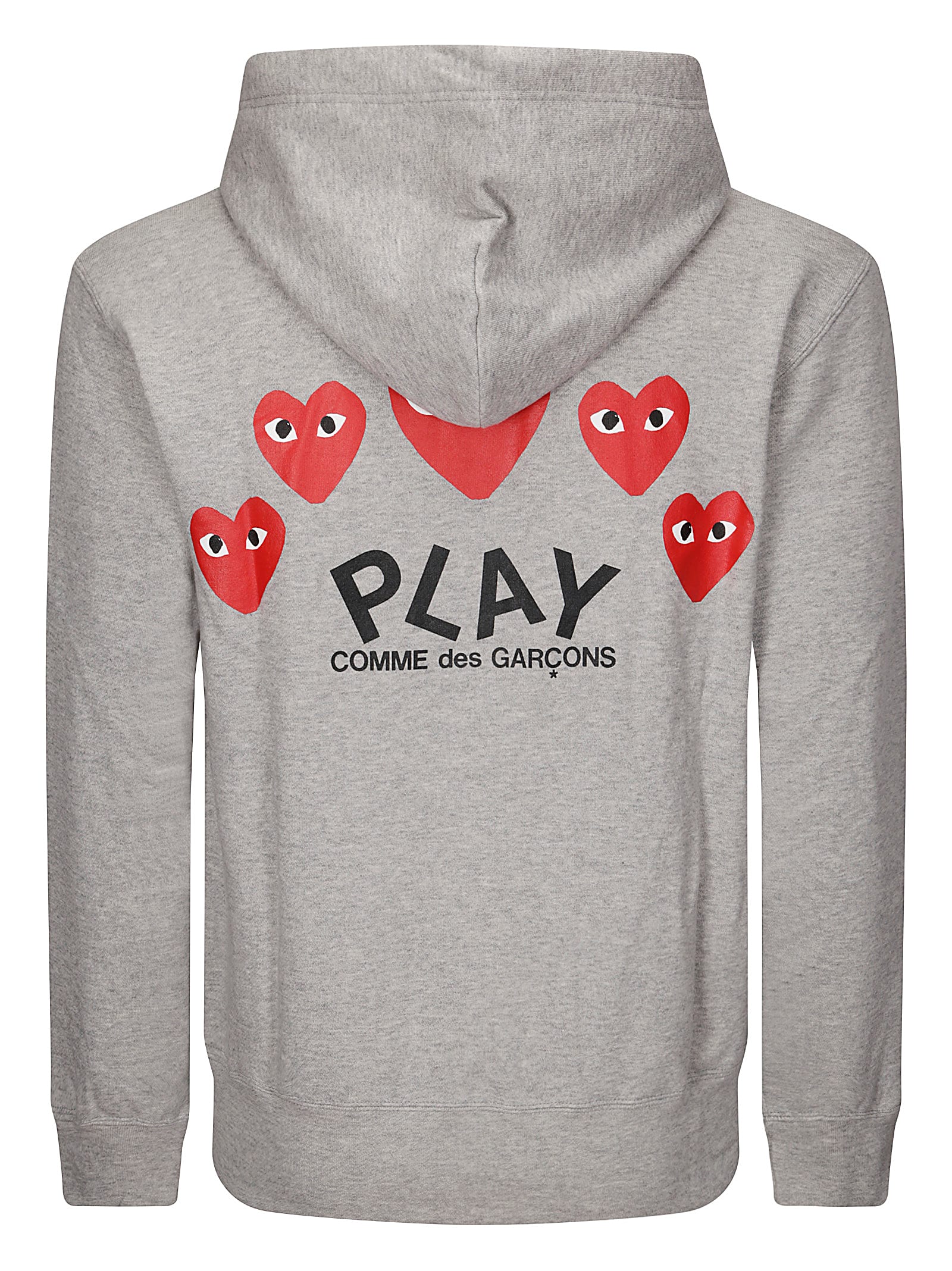 COMME DES GARÇONS PLAY SWEATSHIRT RED EMBLEM