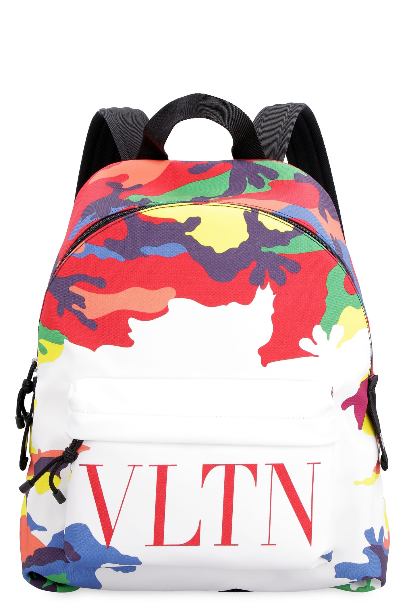 Valentino Fabric Backpack With Logo - Valentino Garavani