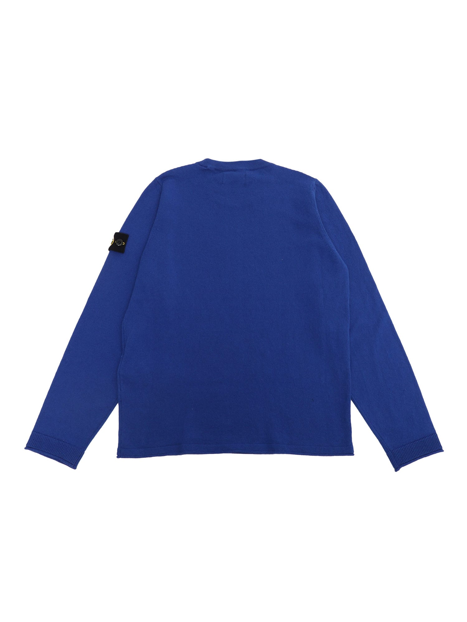 Shop Stone Island Junior Blue Sweater With Logo