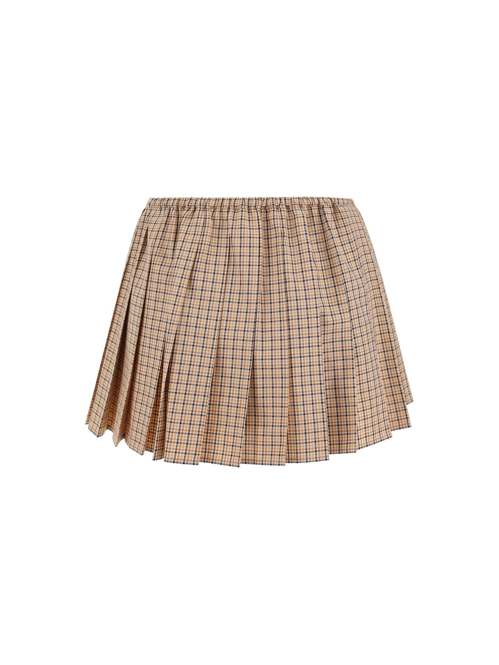 Shop Miu Miu Mini Skirt In Corda