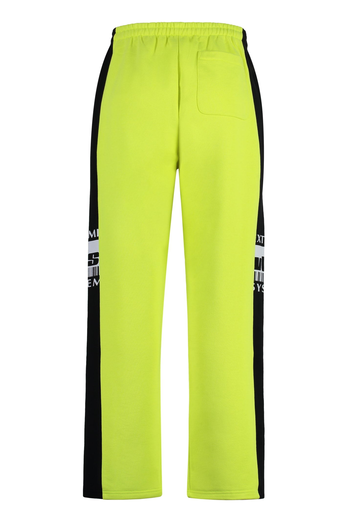 Shop Vetements Cotton Track-pants In Multicolor