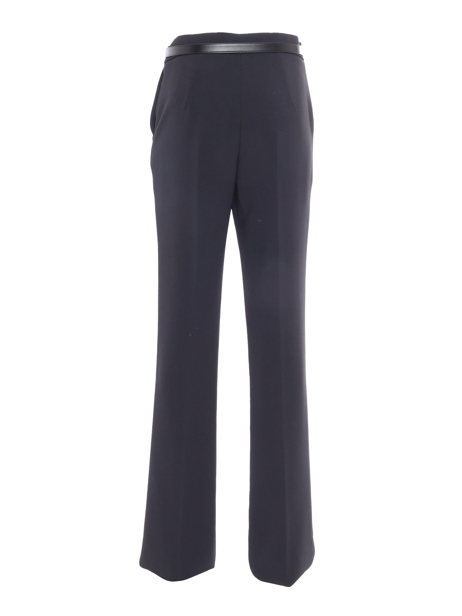 Shop Elisabetta Franchi Elegant Black Trousers