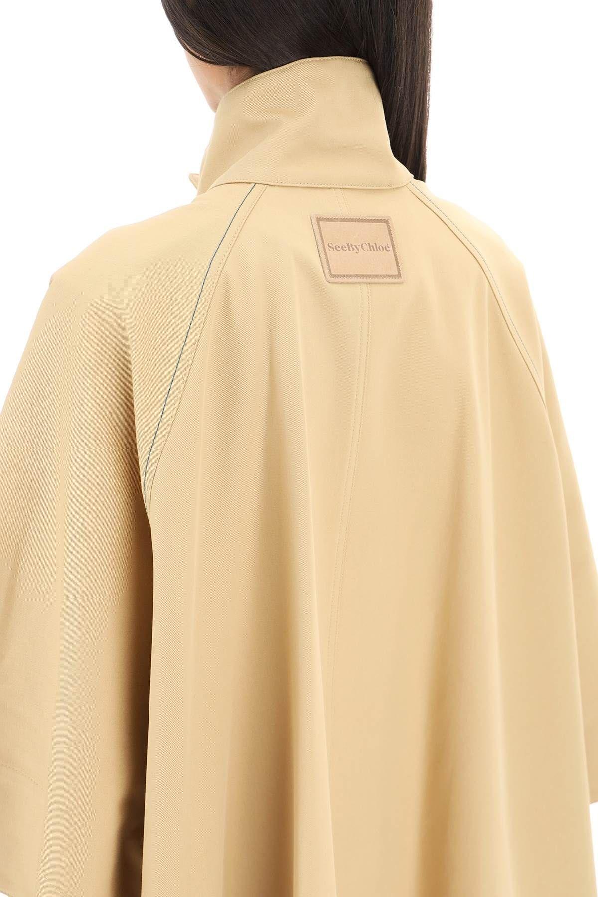 SEE BY CHLOÉ ORGANIC COTTON CAPE