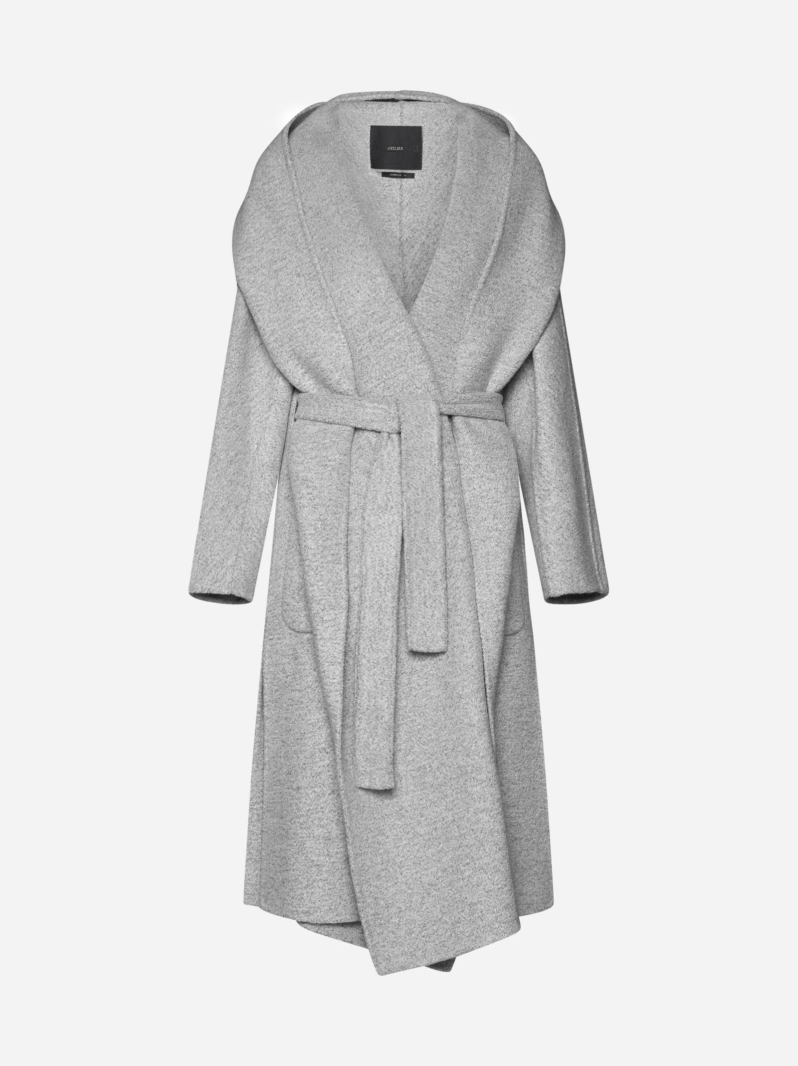 Max Mara Atelier Racer Cashmere And Wool Blend Coat
