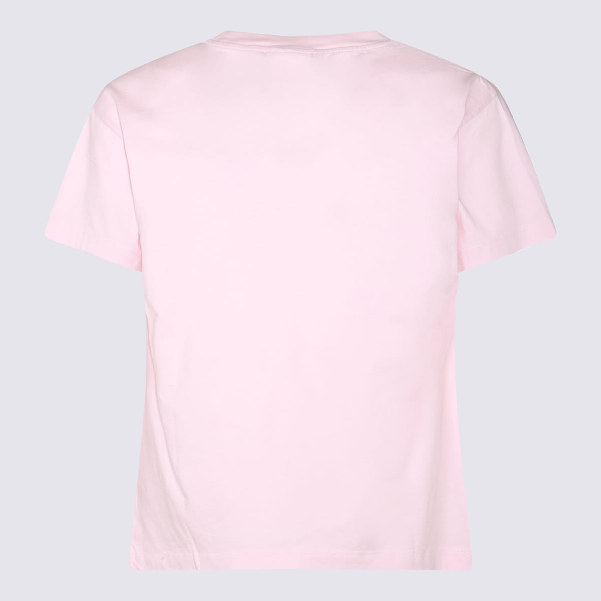 Shop Maison Kitsuné Pink Cotton T-shirt In Milk Shake