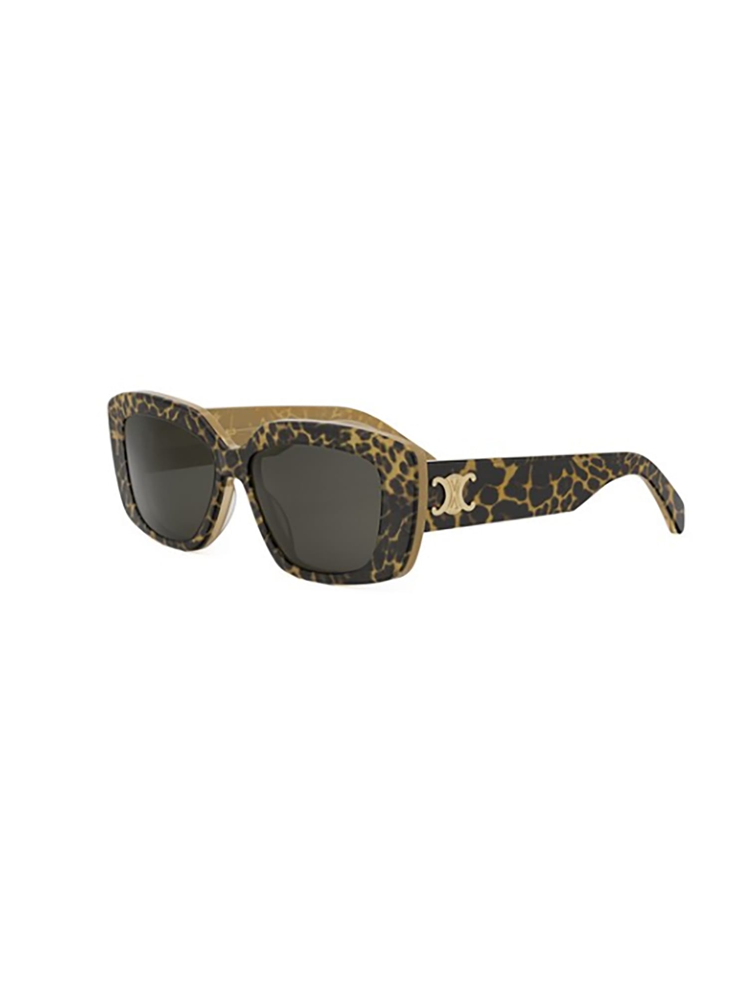 Shop Celine Cl40216u Sunglasses In 99a - Yellow