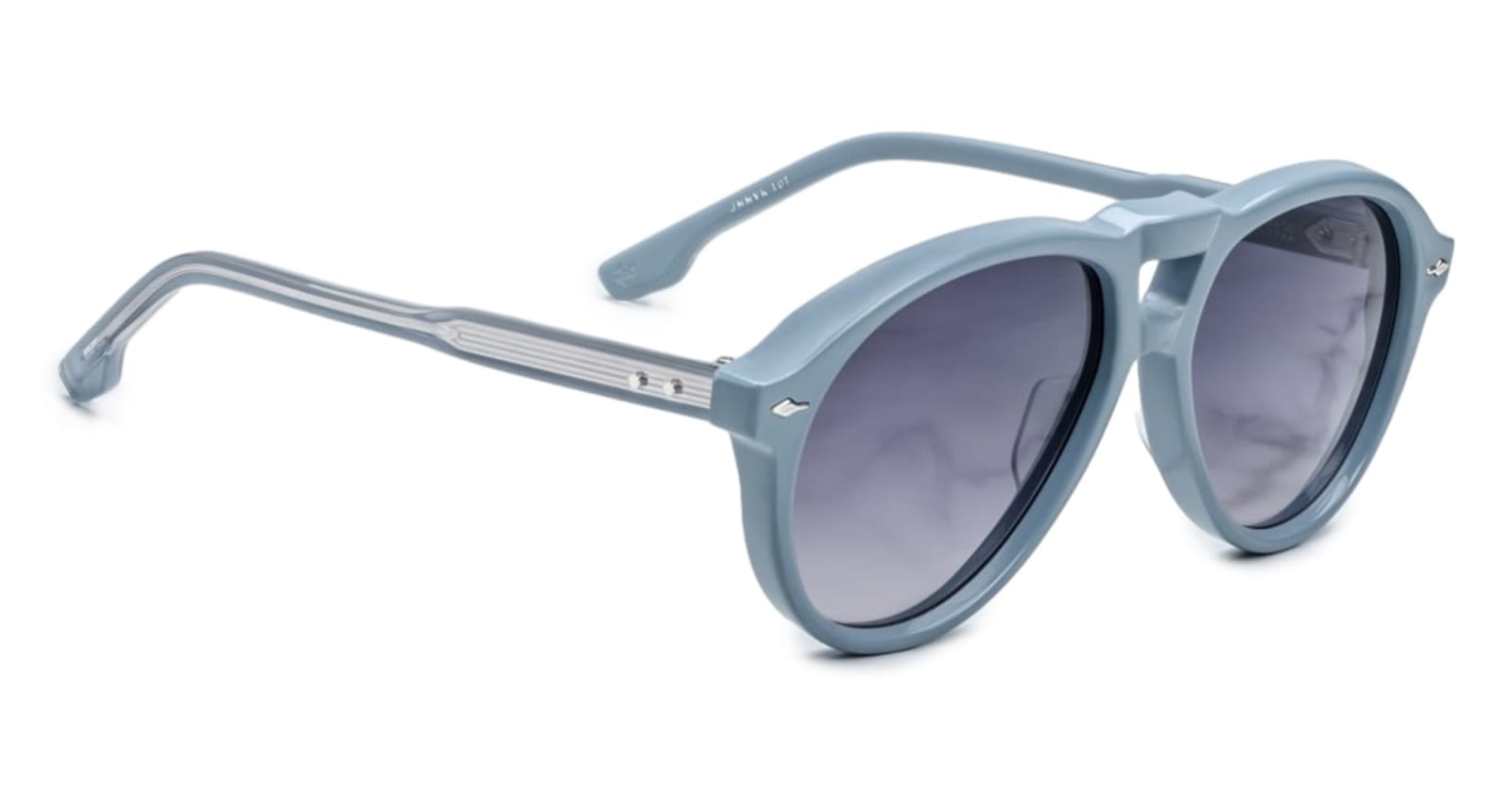 Shop Jacques Marie Mage Valkyrie - Tiger Sunglasses In Blue