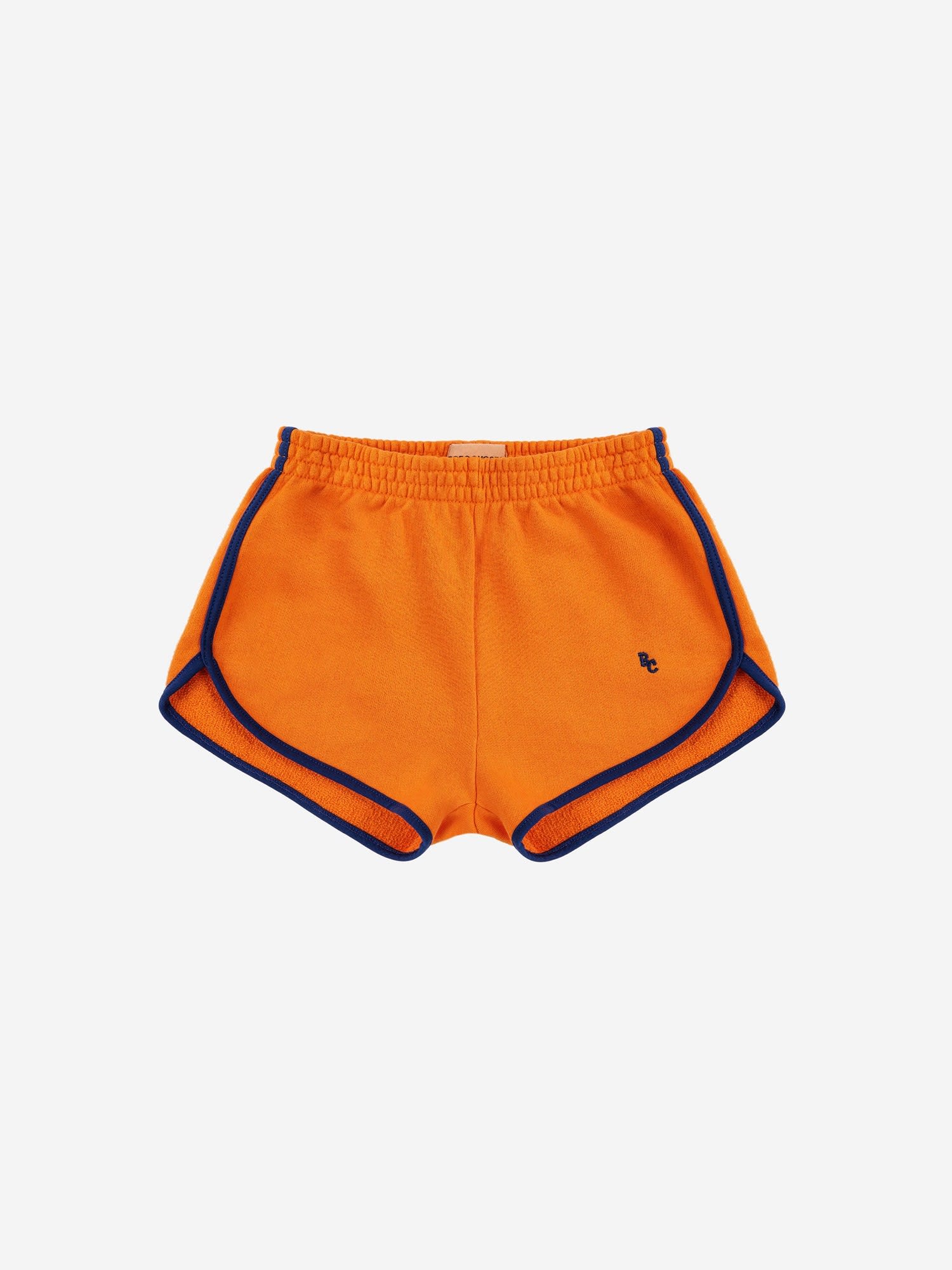 Bobo Choses Orange Shorts For Kids With Logo