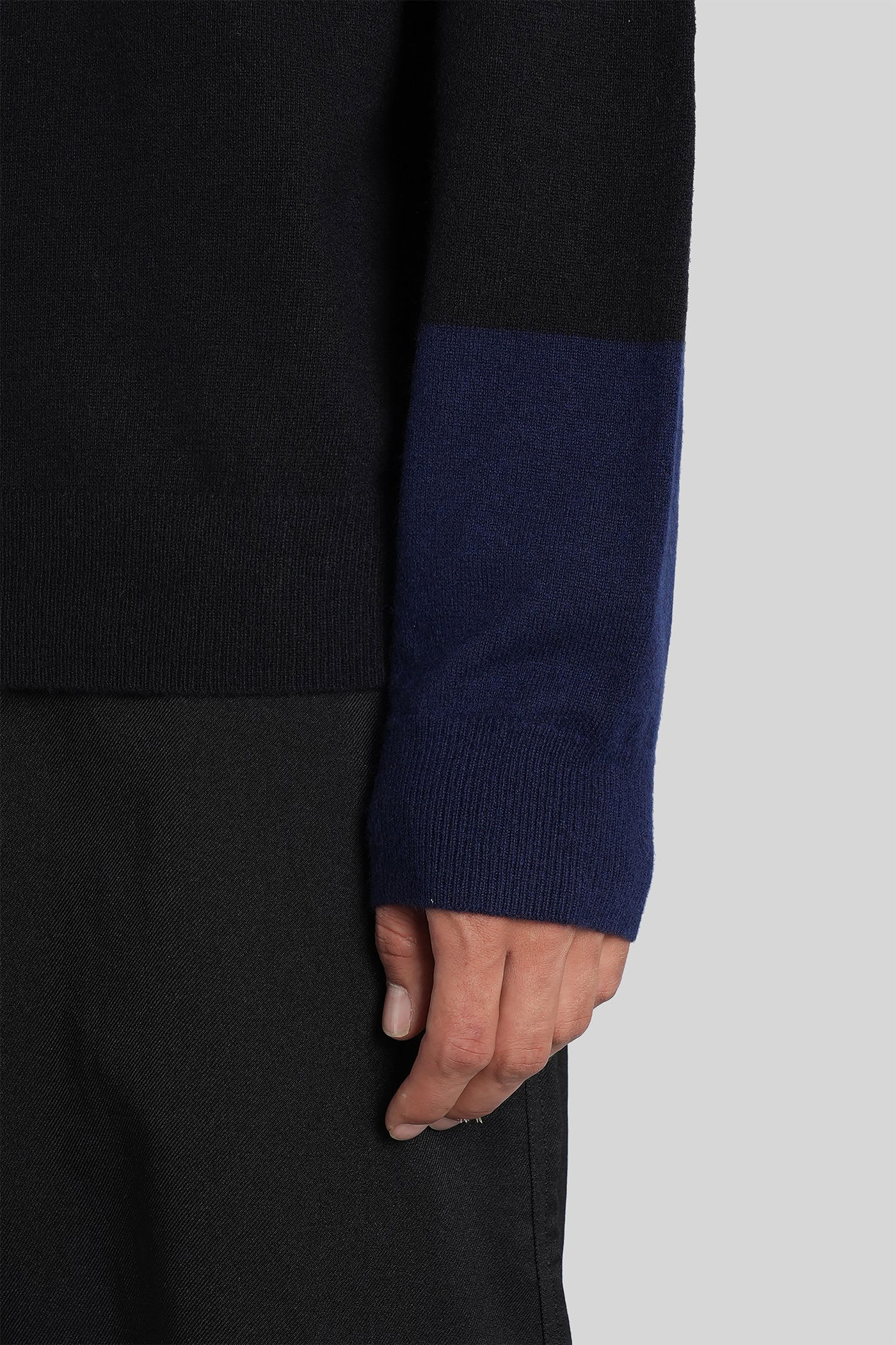 Comme Des Garçons Shirt Knitwear In Black Wool In Black