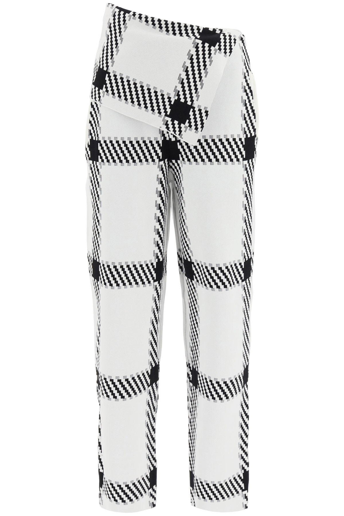 Stella McCartney Checkered Jersey Trousers