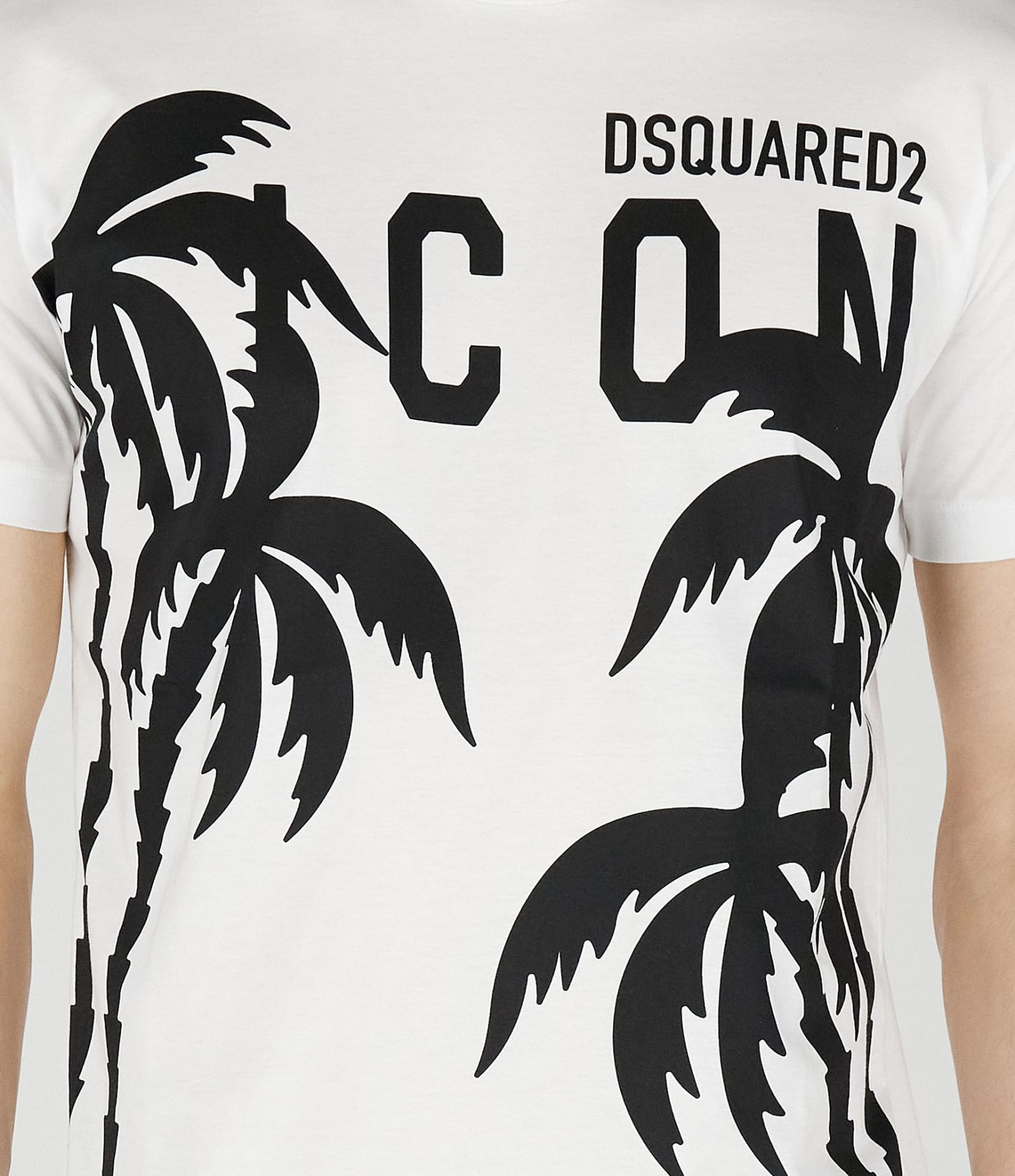 Shop Dsquared2 T-shirts In White