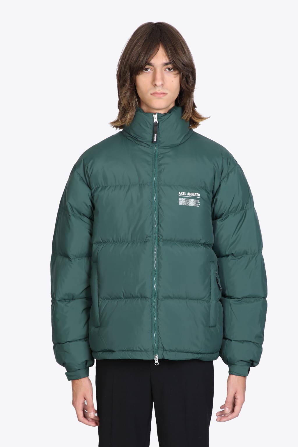 Axel Arigato Observer Puffer Jacket Green nylon oversized puffer jacket - Observer puffer jacket