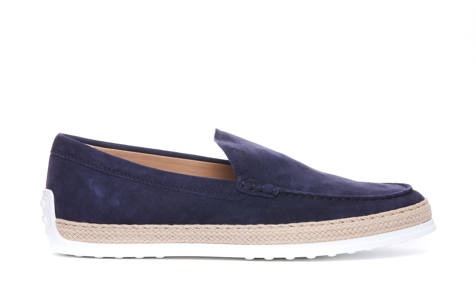 Shop Tod's Nabuk Slip On In Blue