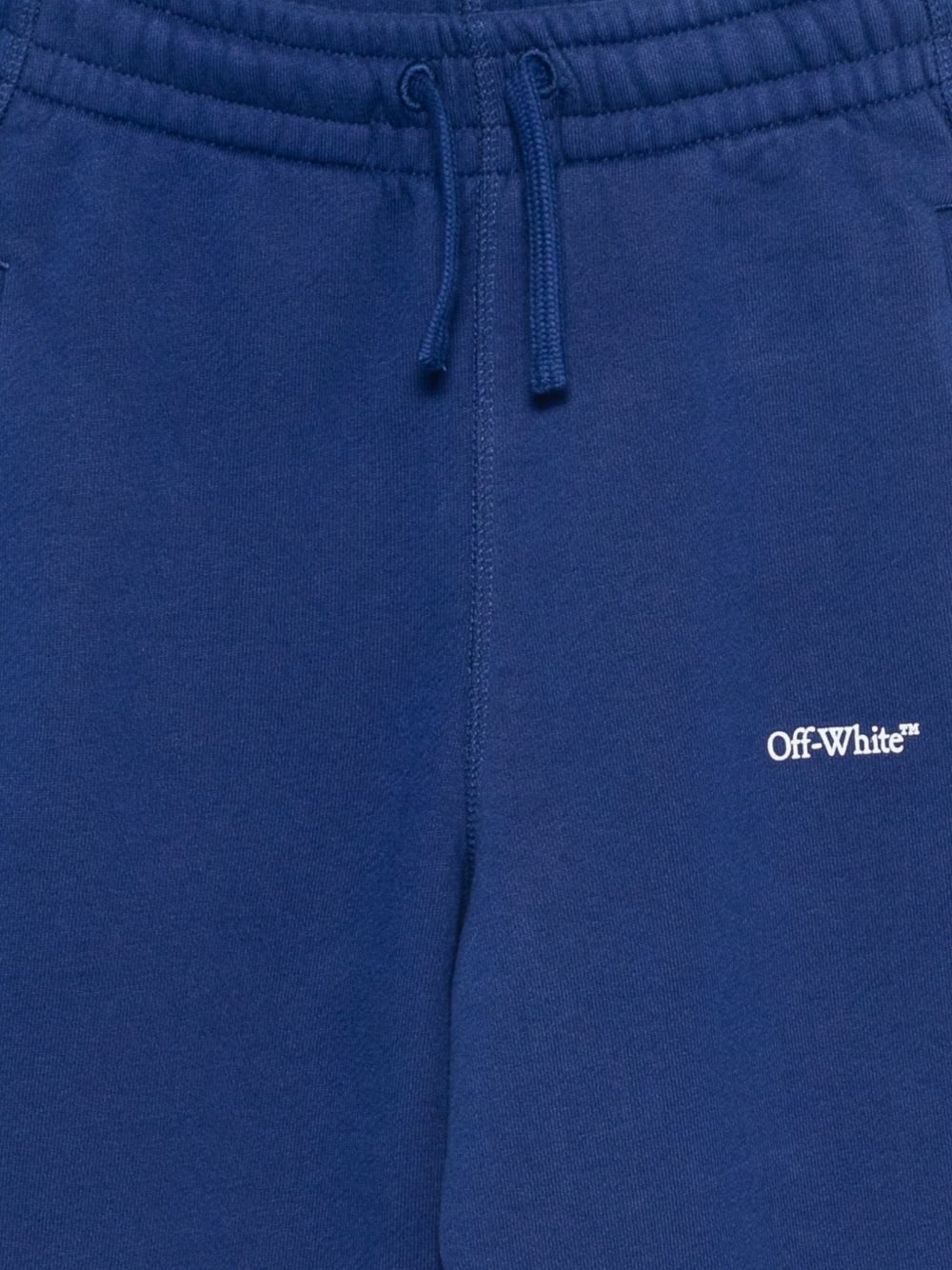 Off-white Off White Kids Blue Sweatpants In Blue