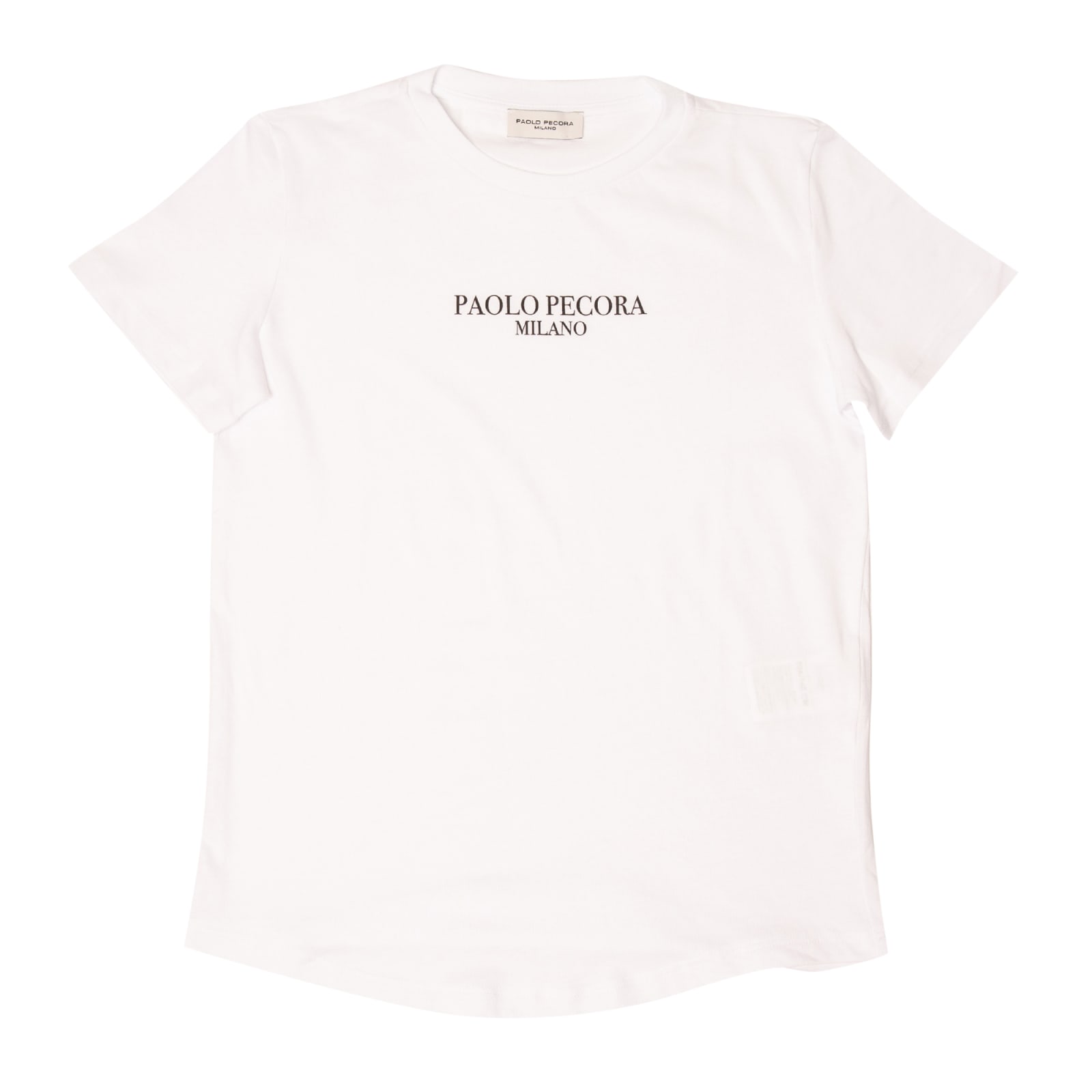 Shop Paolo Pecora T-shirt In Bianco/nero