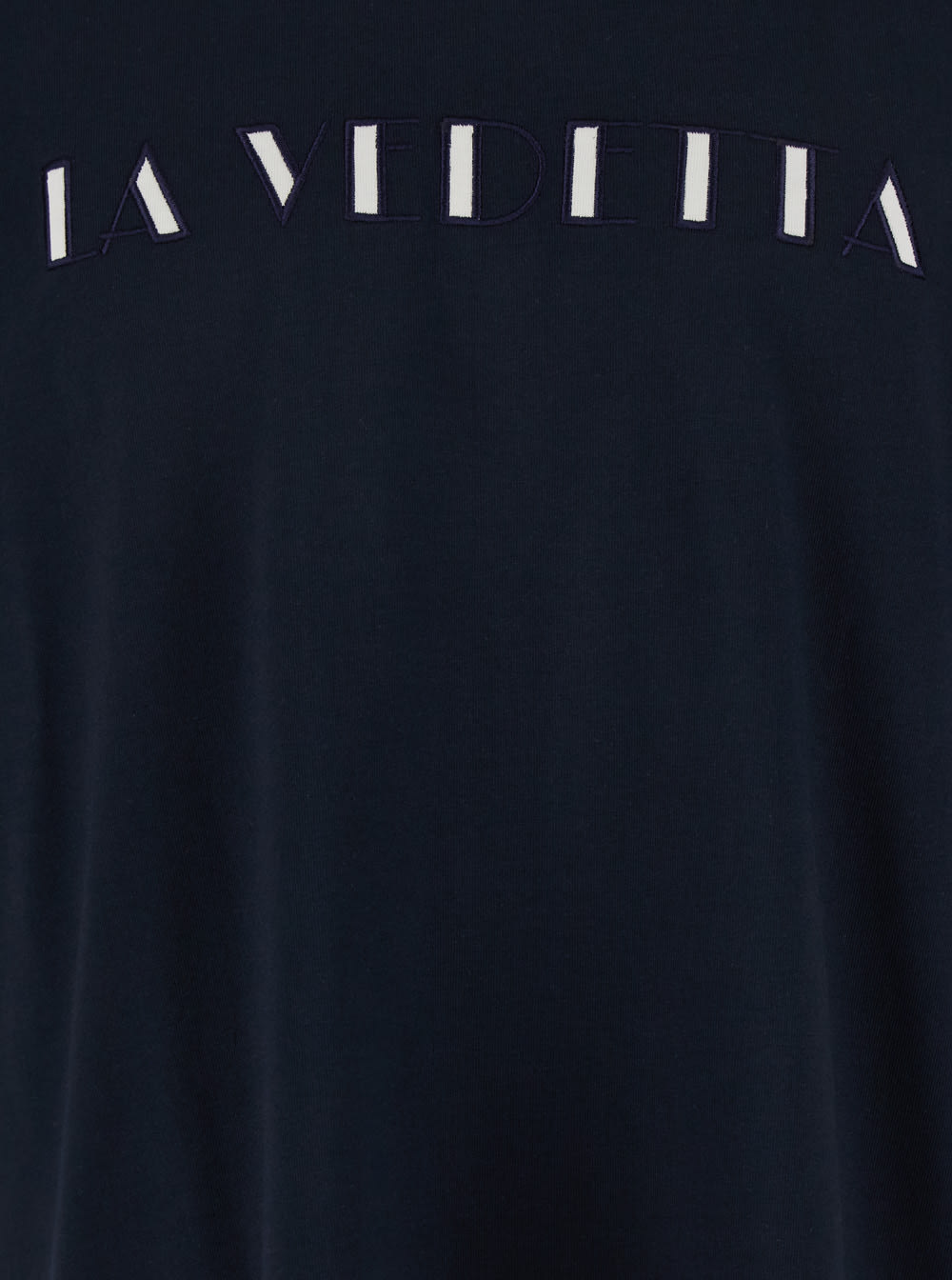 Msgm Blue Crewneck T-shirt With Print On The Front In Cotton Man In Blu