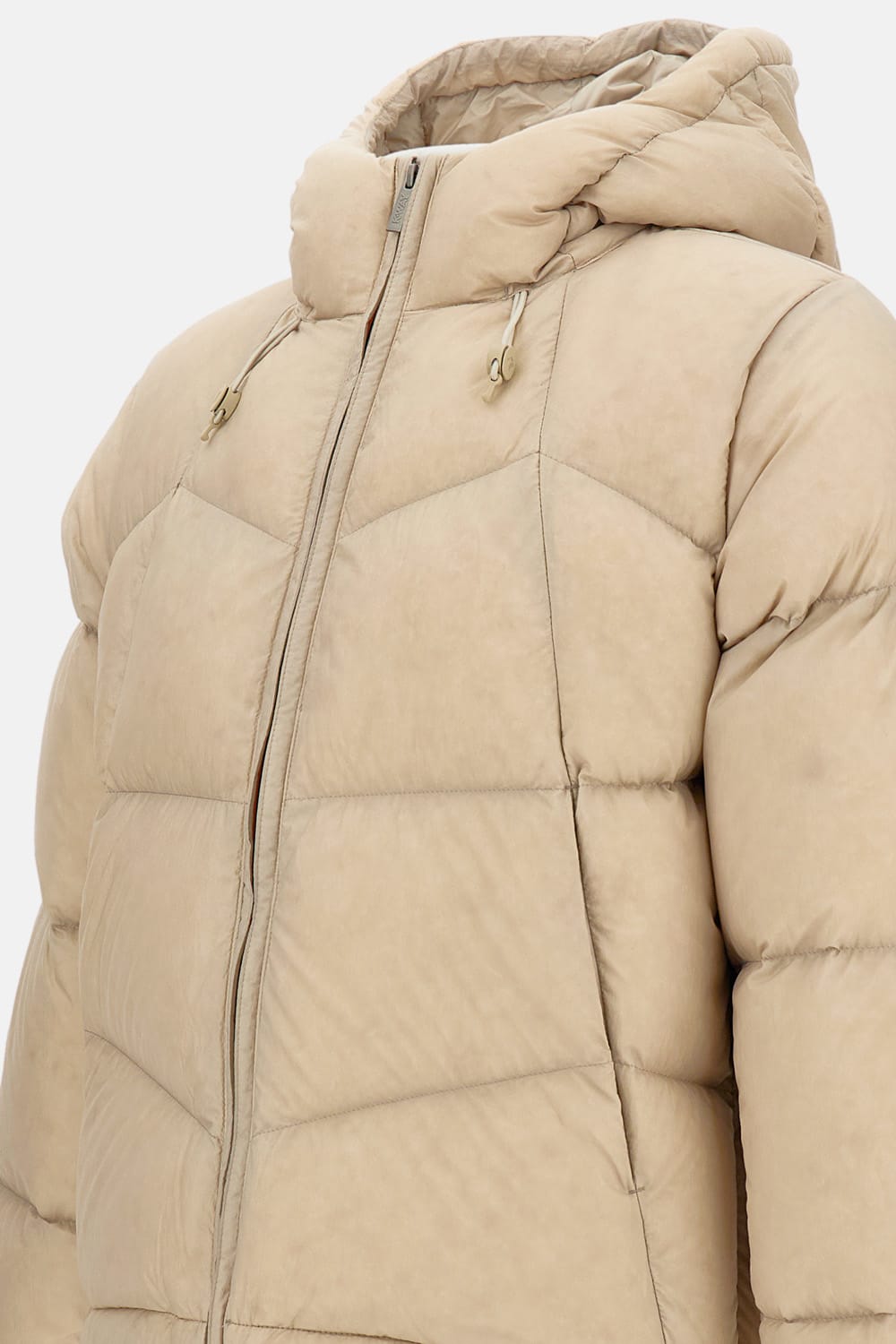 K-way Quill Thermo Light Ripstop Puffer Jacket In Neutral