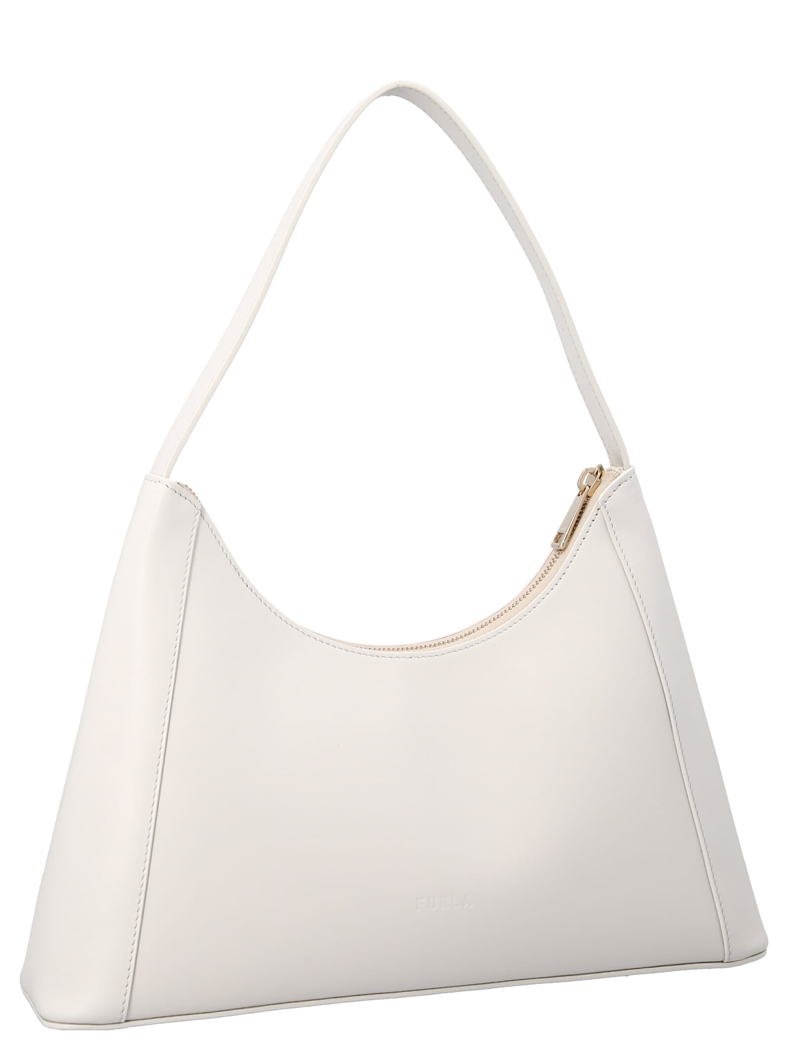 Shop Furla Diamante Small Shoulder Bag In S Marshmallow