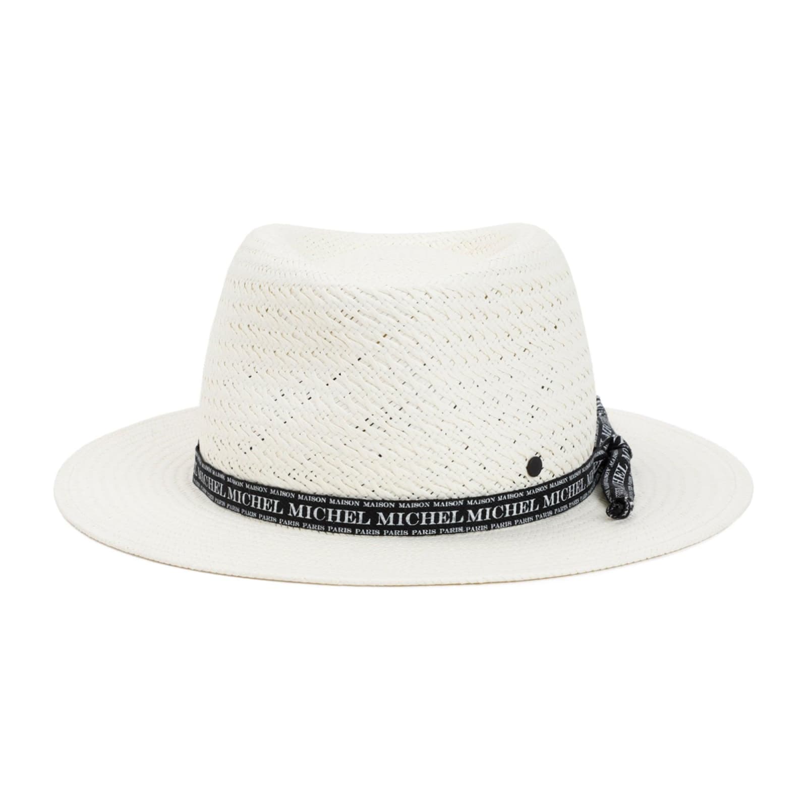 Maison Michel André rollable trilby hat - White