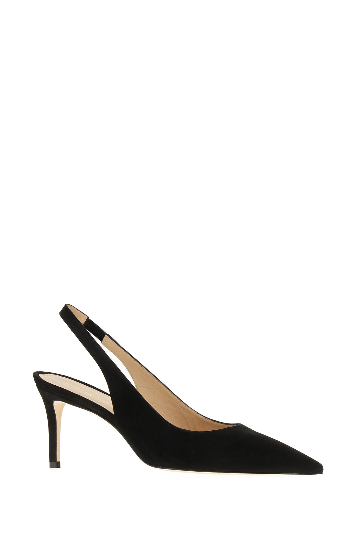 Shop Stuart Weitzman Black Suede Pumps In Blk