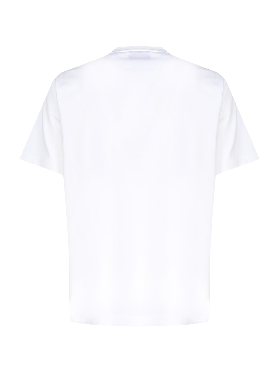 Shop Burberry Logo T-shirt In Cotton In White
