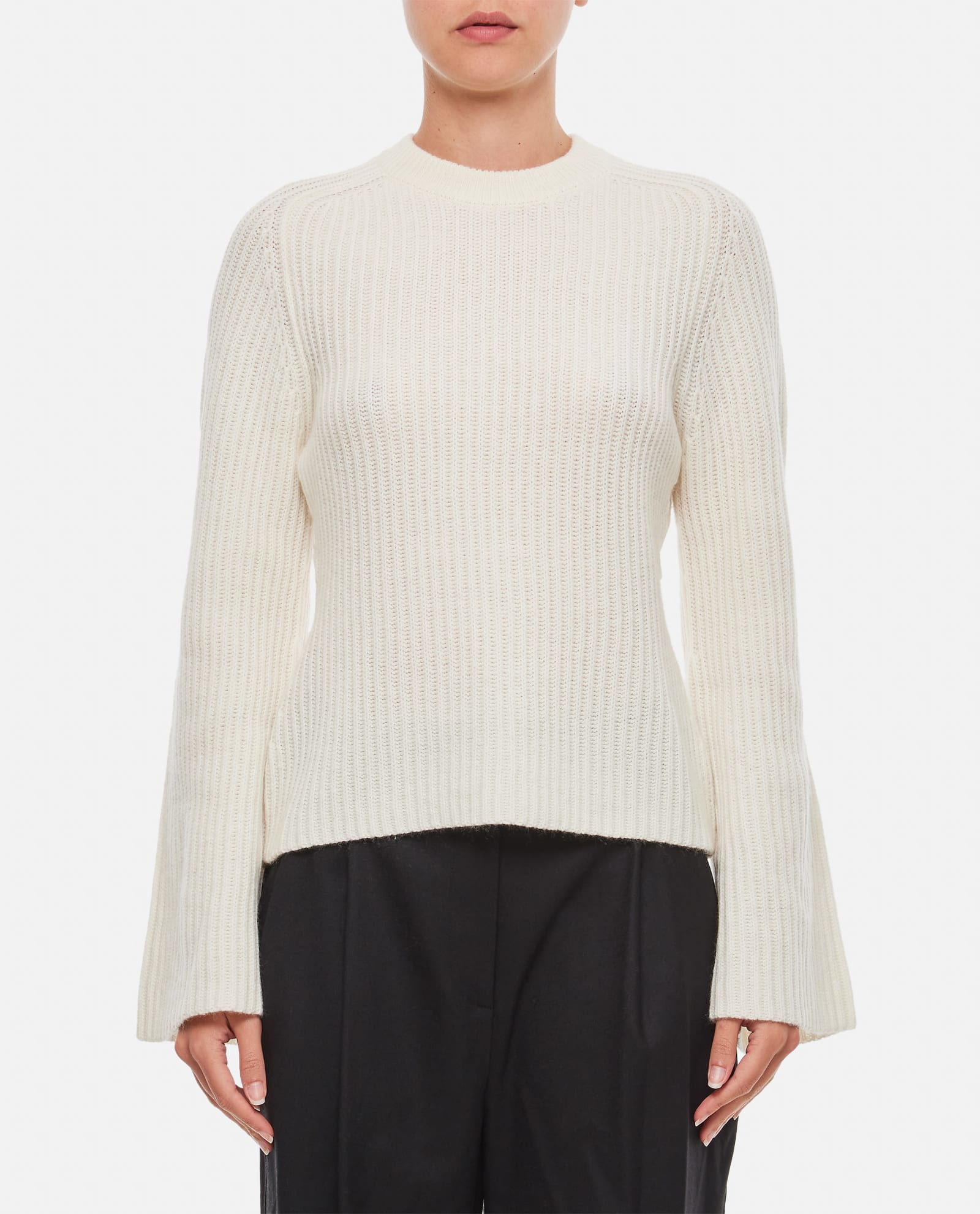 LOULOU STUDIO CASHMERE CREWNECK SWEATER