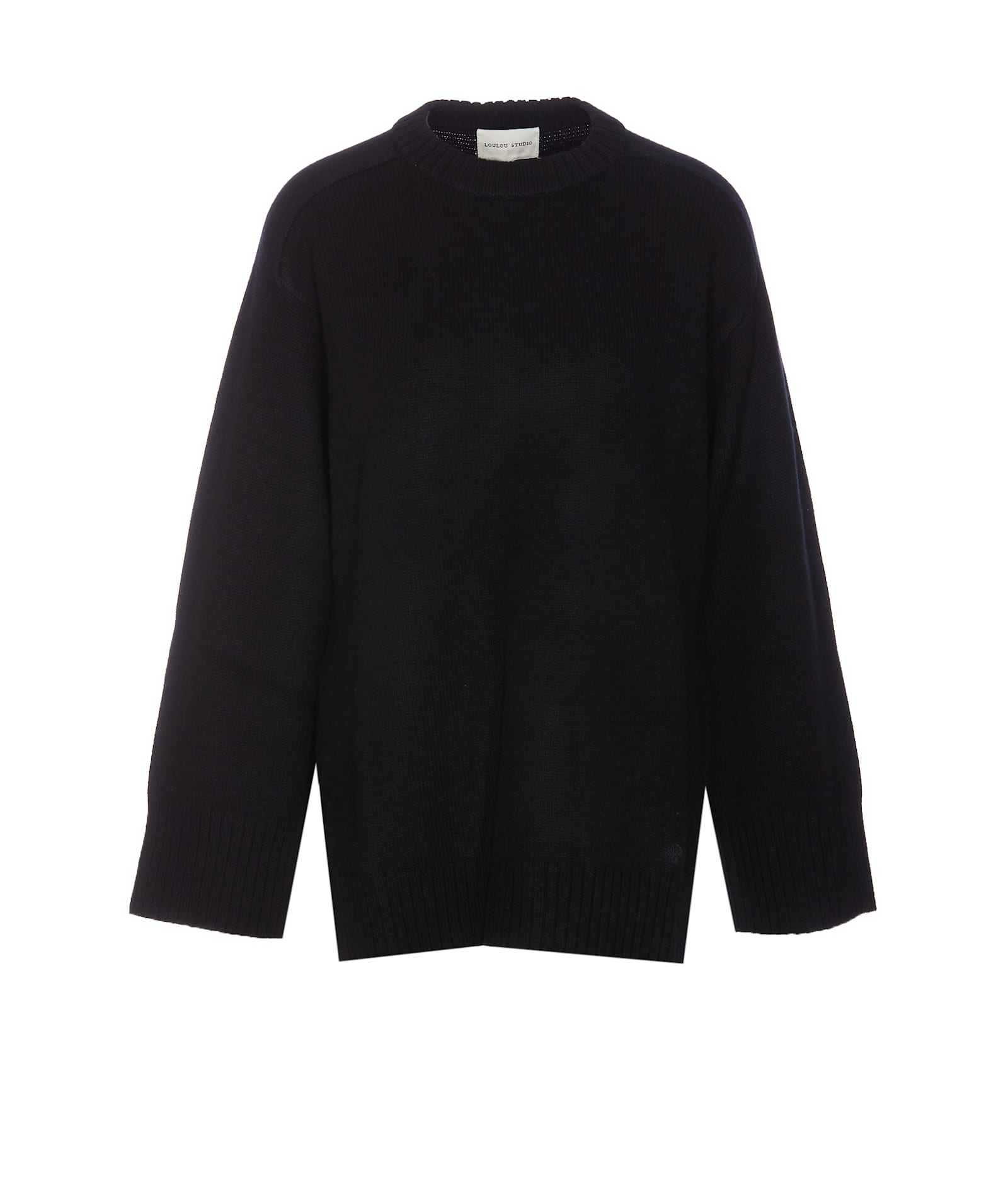 Loulou Studio Safi Wool And Cachemire Sweater In Black