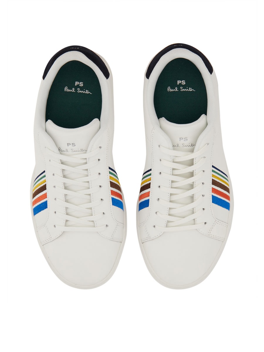 Shop Ps By Paul Smith Signature Stripe Sneaker In White