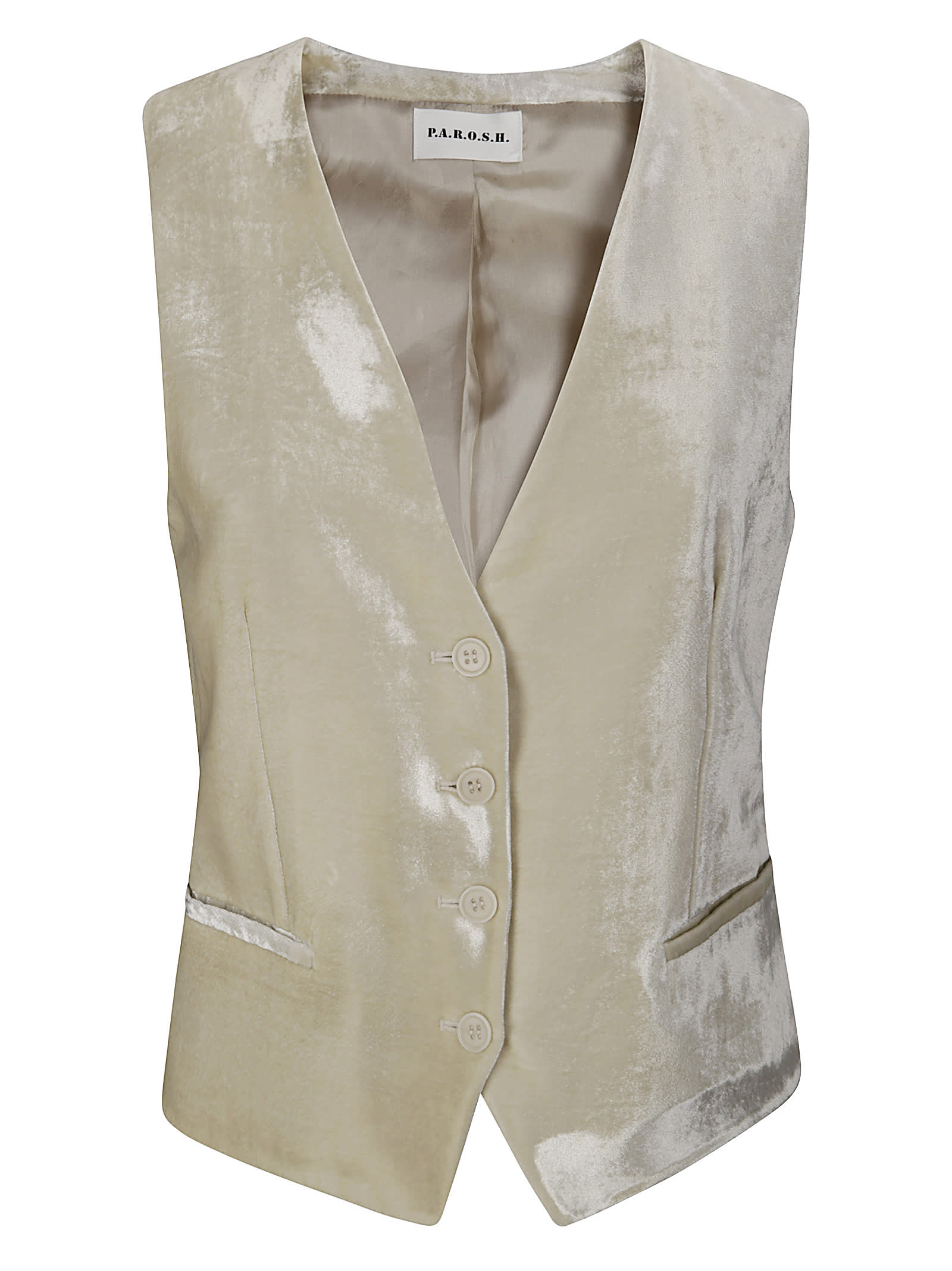 Shop P.a.r.o.s.h Gilet In Sand