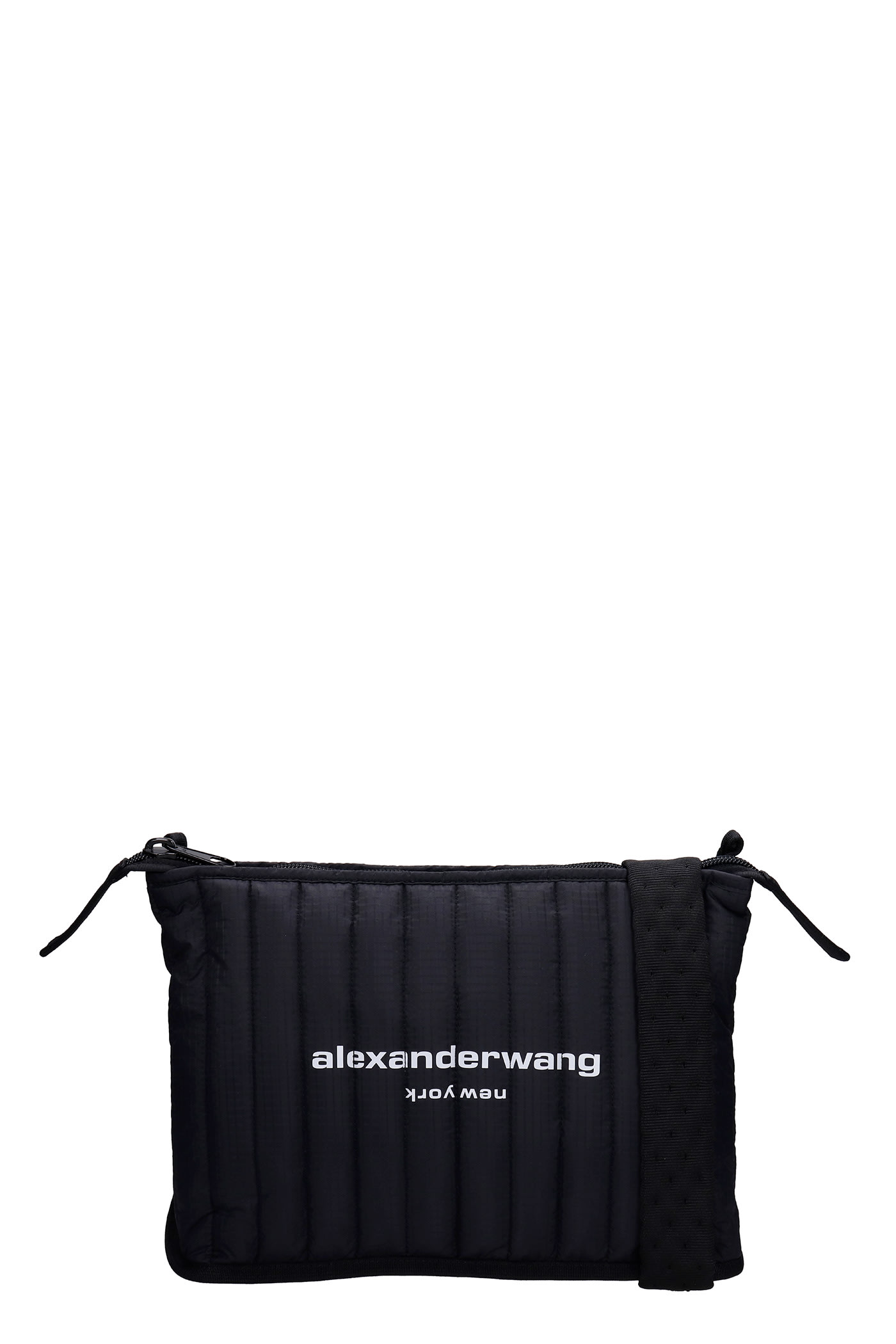 Alexander Wang Elite Shoulder Bag In Black Nylon