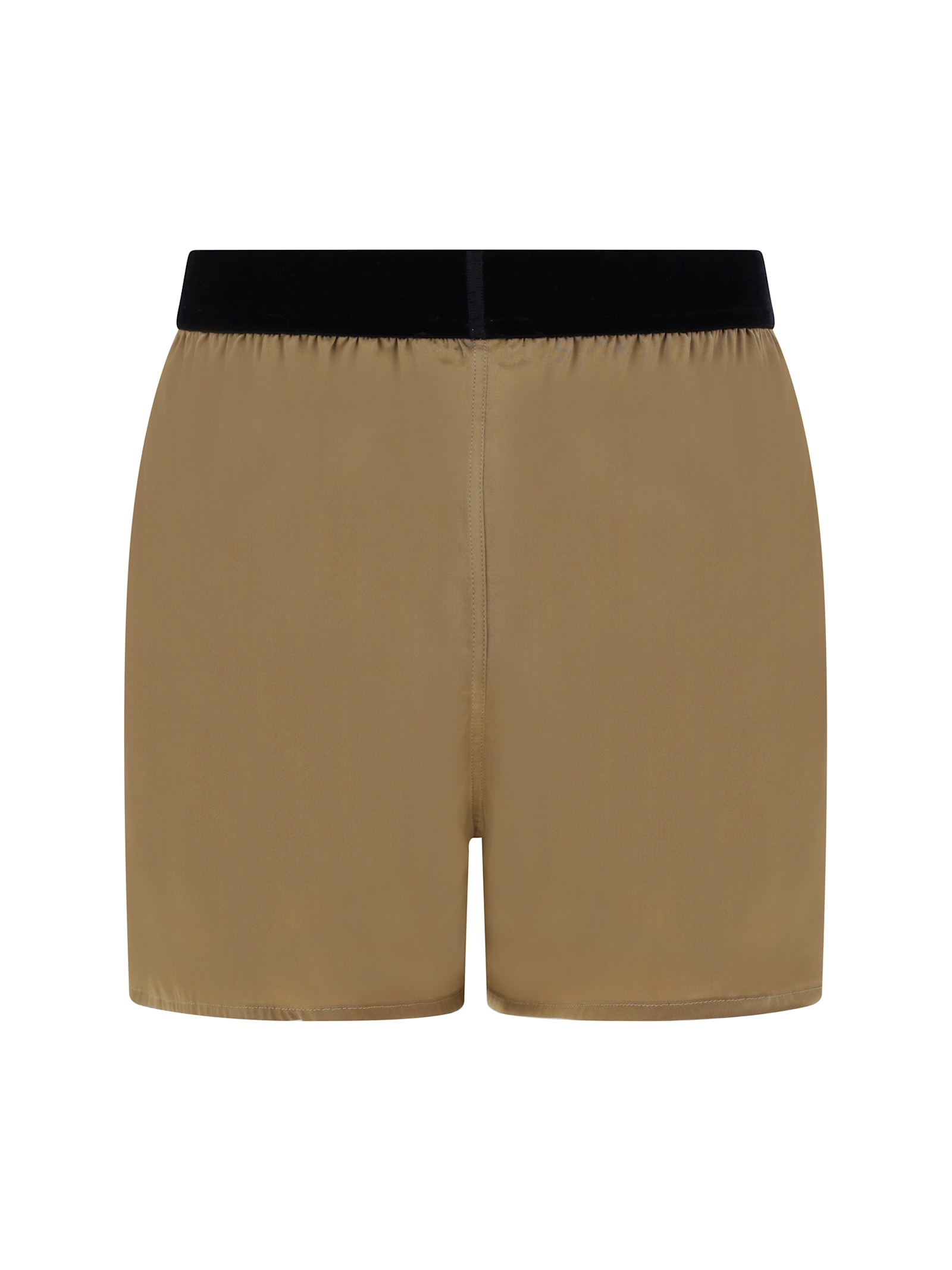 Shop Tom Ford Shorts In Pale Olive